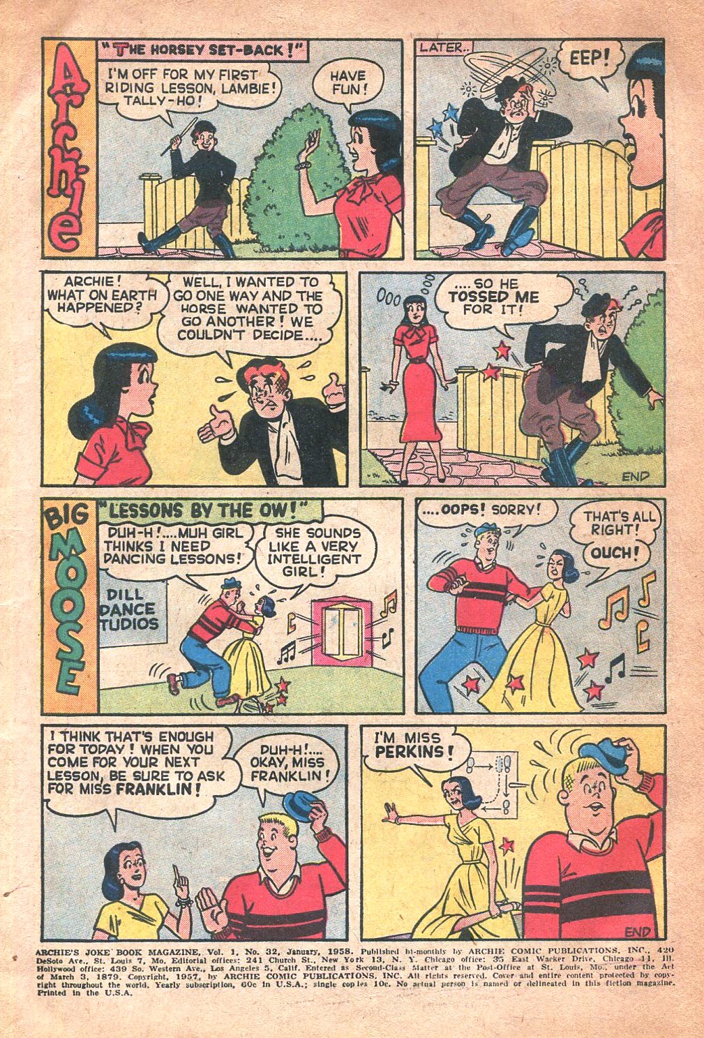 Read online Archie's Joke Book Magazine comic -  Issue #32 - 3