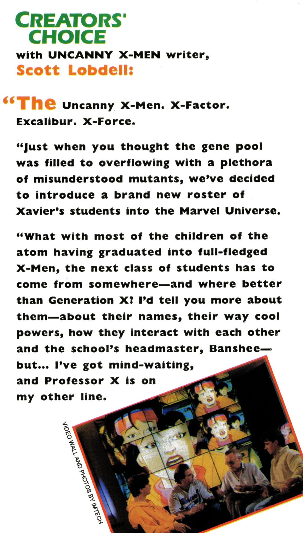 Read online Marvel Creators' Choice X-men comic -  Issue #2 - 10