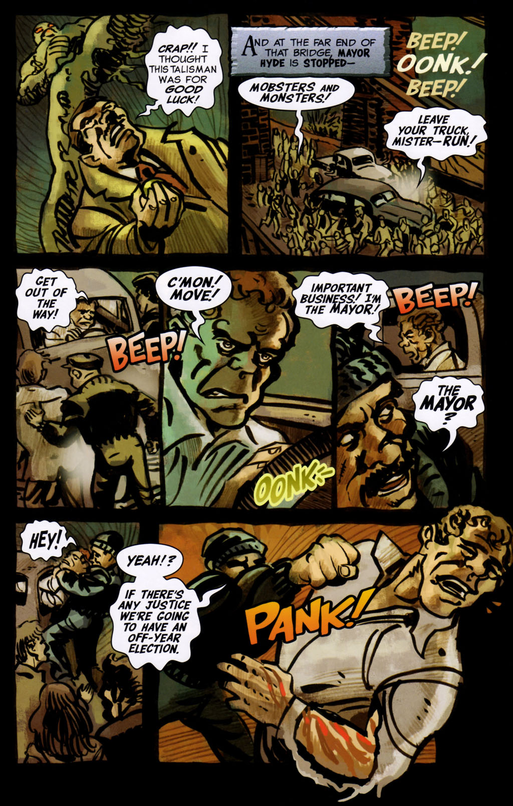 Read online Frankenstein Mobster comic -  Issue #7 - 10