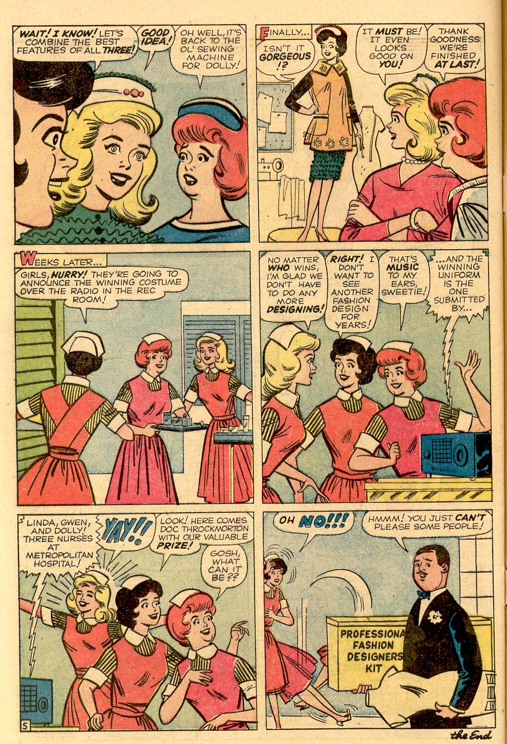 Read online Linda Carter, Student Nurse comic -  Issue #6 - 31