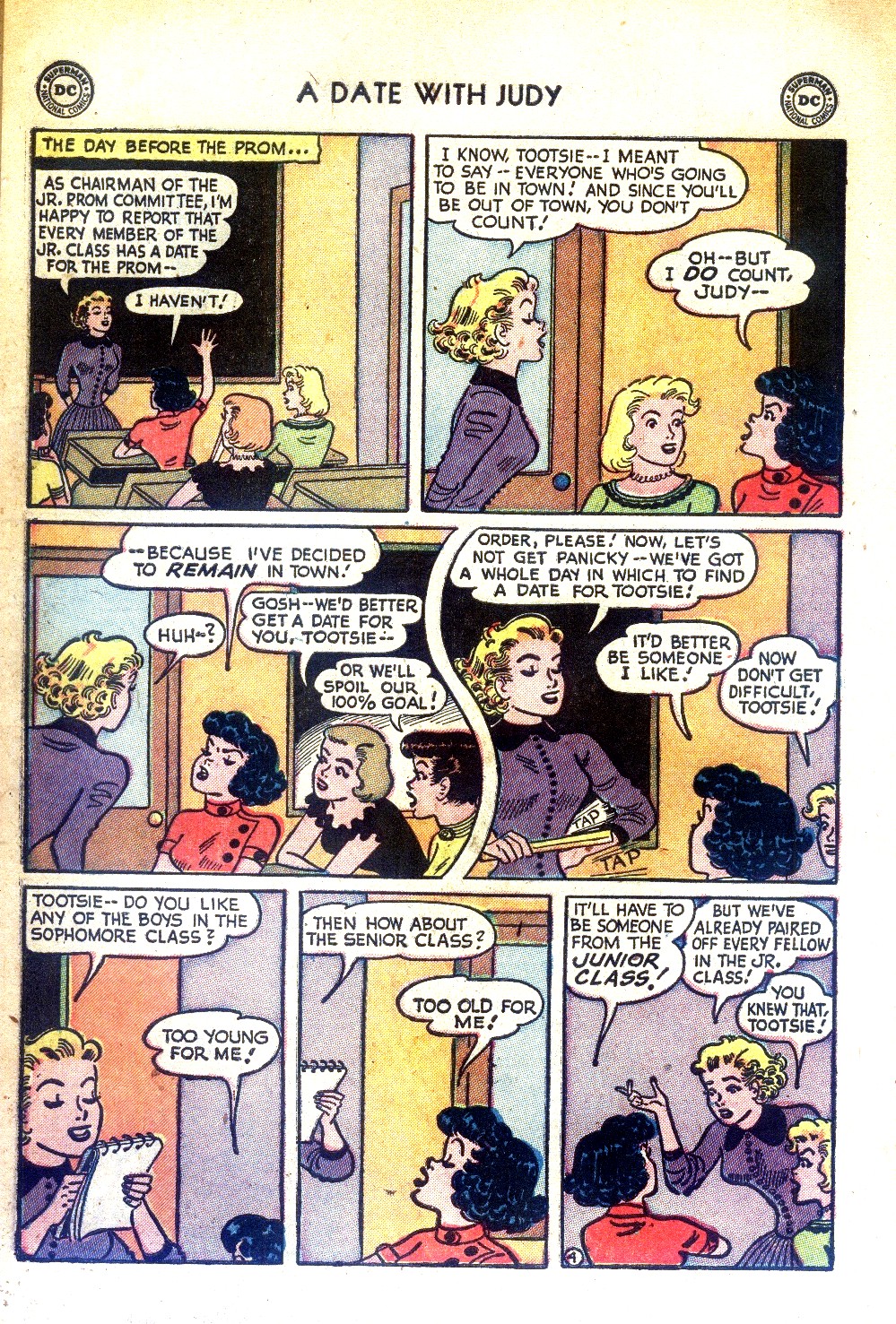 Read online A Date with Judy comic -  Issue #35 - 41