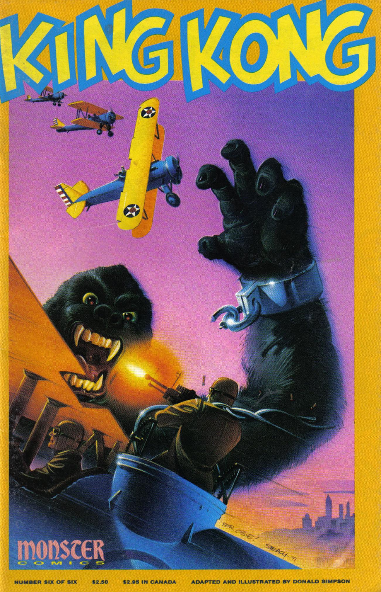 Read online King Kong (1991) comic -  Issue #6 - 1