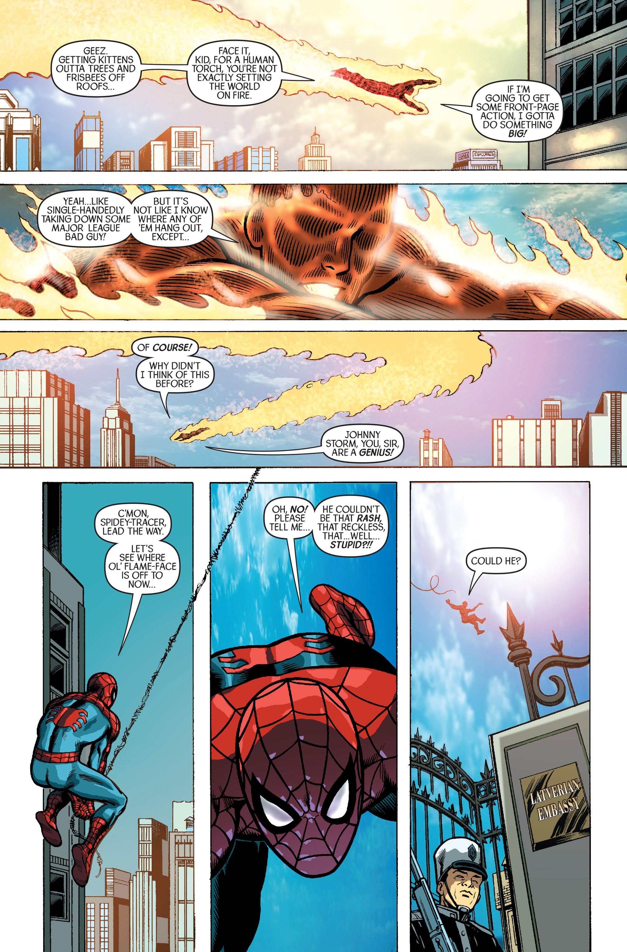 Read online Spider-Man/Human Torch comic -  Issue #1 - 16