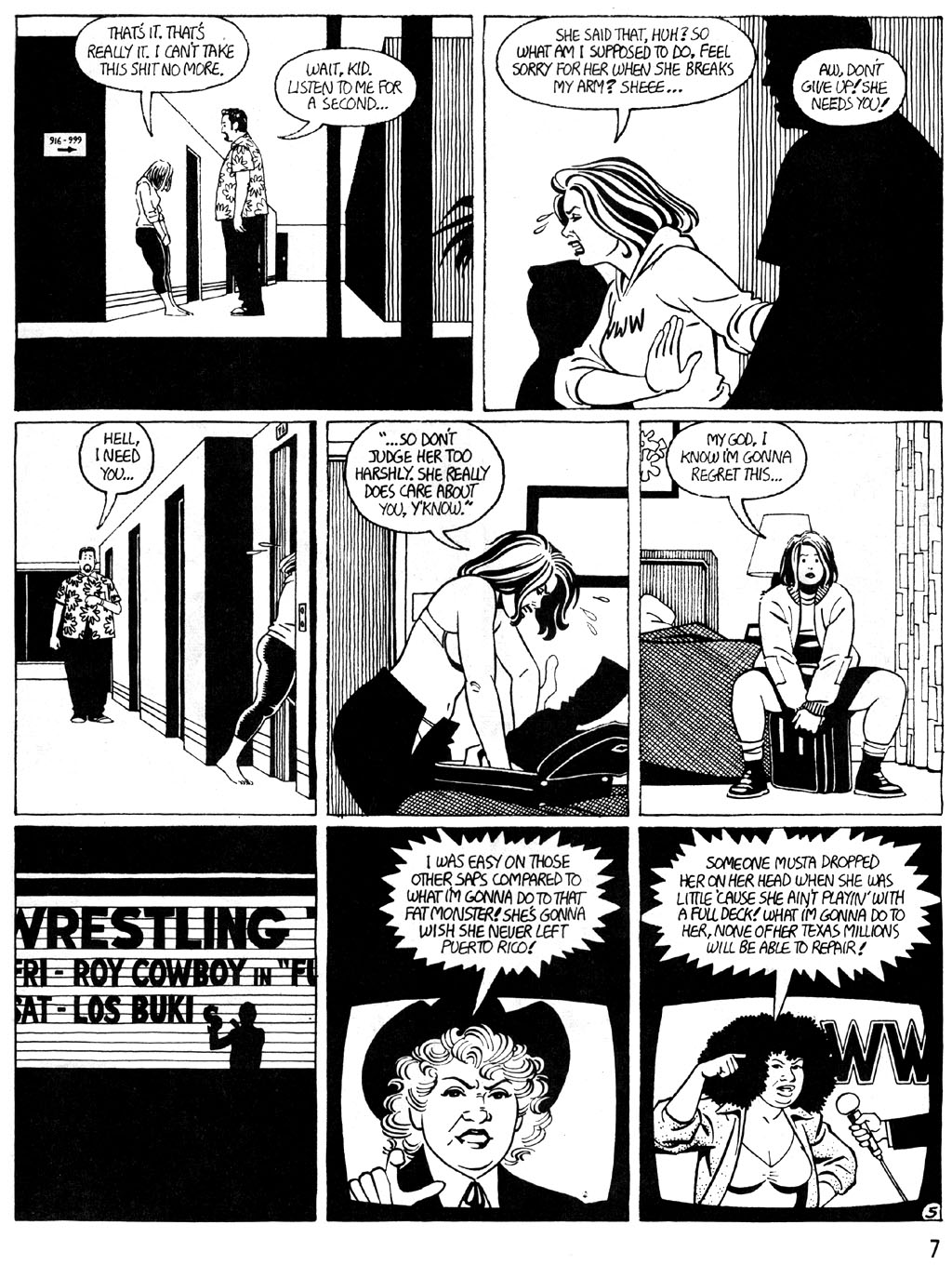 Read online Love and Rockets (1982) comic -  Issue #27 - 9