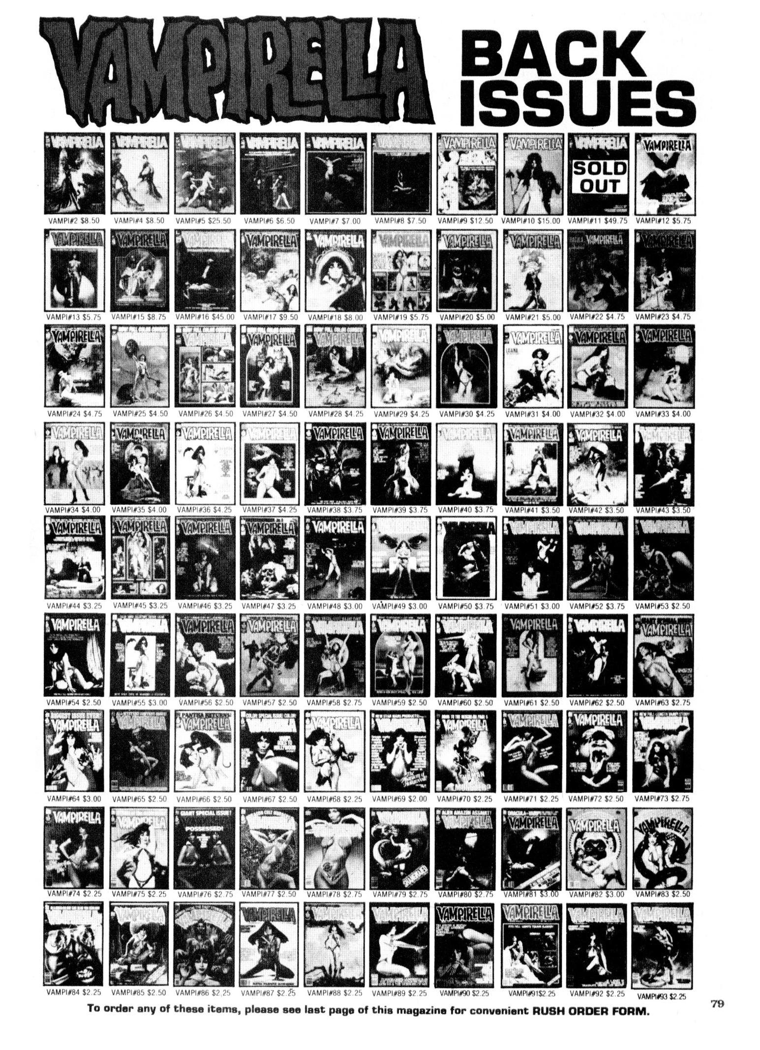 Read online Vampirella (1969) comic -  Issue #109 - 79