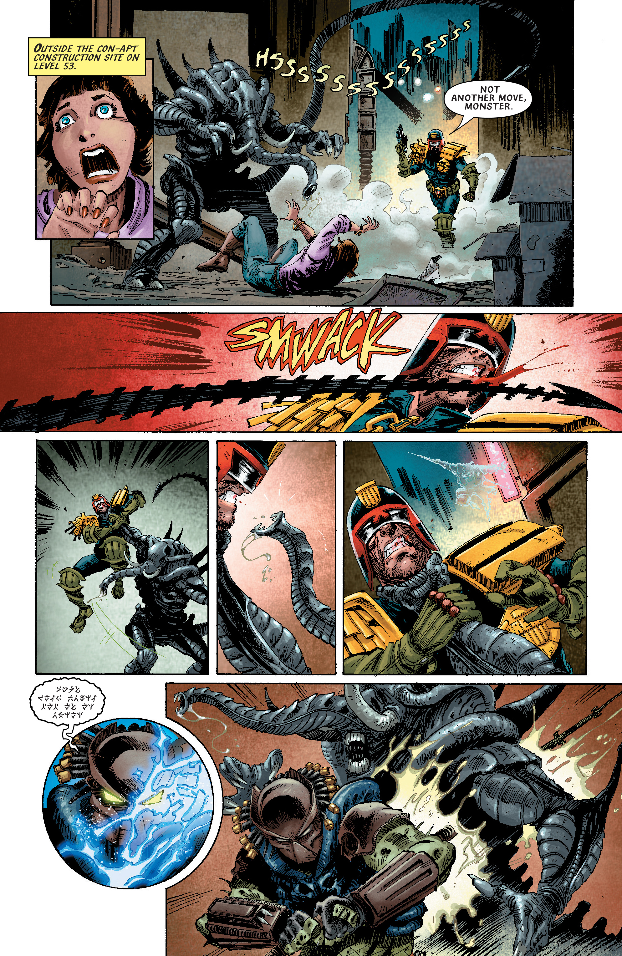 Read online Predator Vs. Judge Dredd Vs. Aliens comic -  Issue #4 - 14