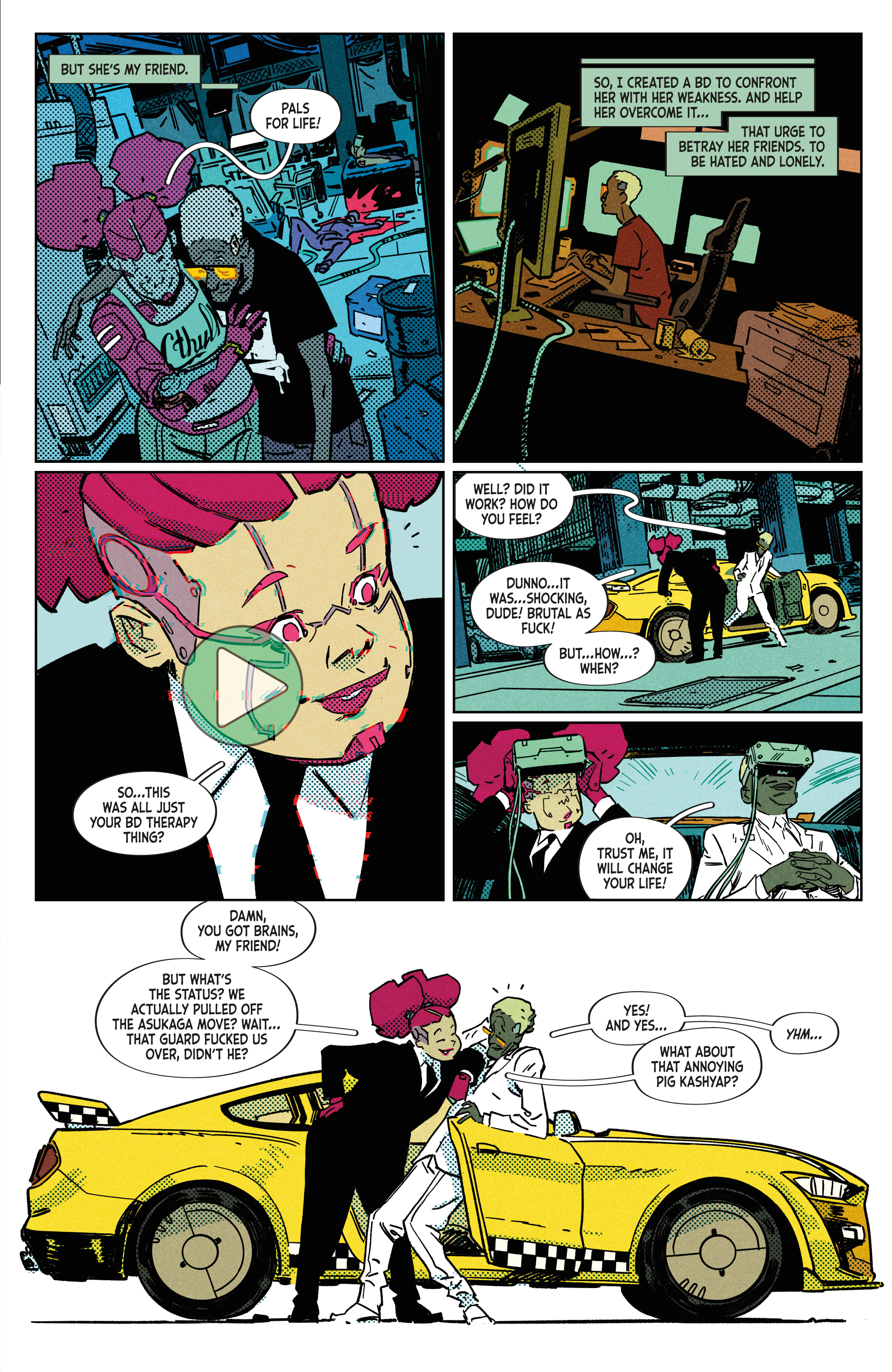 Read online Cyberpunk 2077: Blackout comic -  Issue #4 - 9