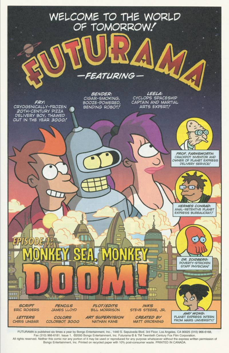 Read online Futurama Comics comic -  Issue #1 - 3