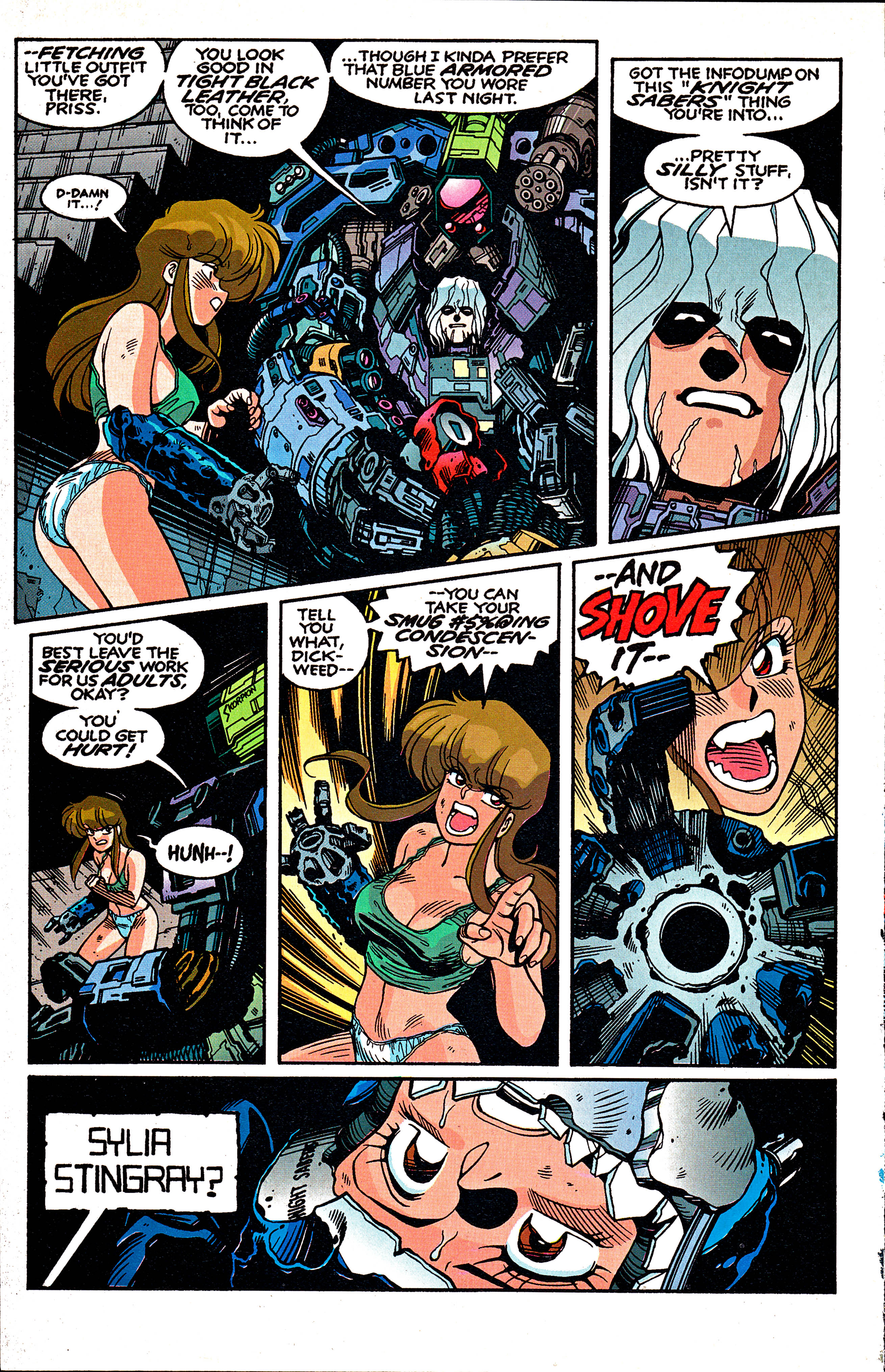 Read online Bubblegum Crisis: Grand Mal comic -  Issue #4 - 19