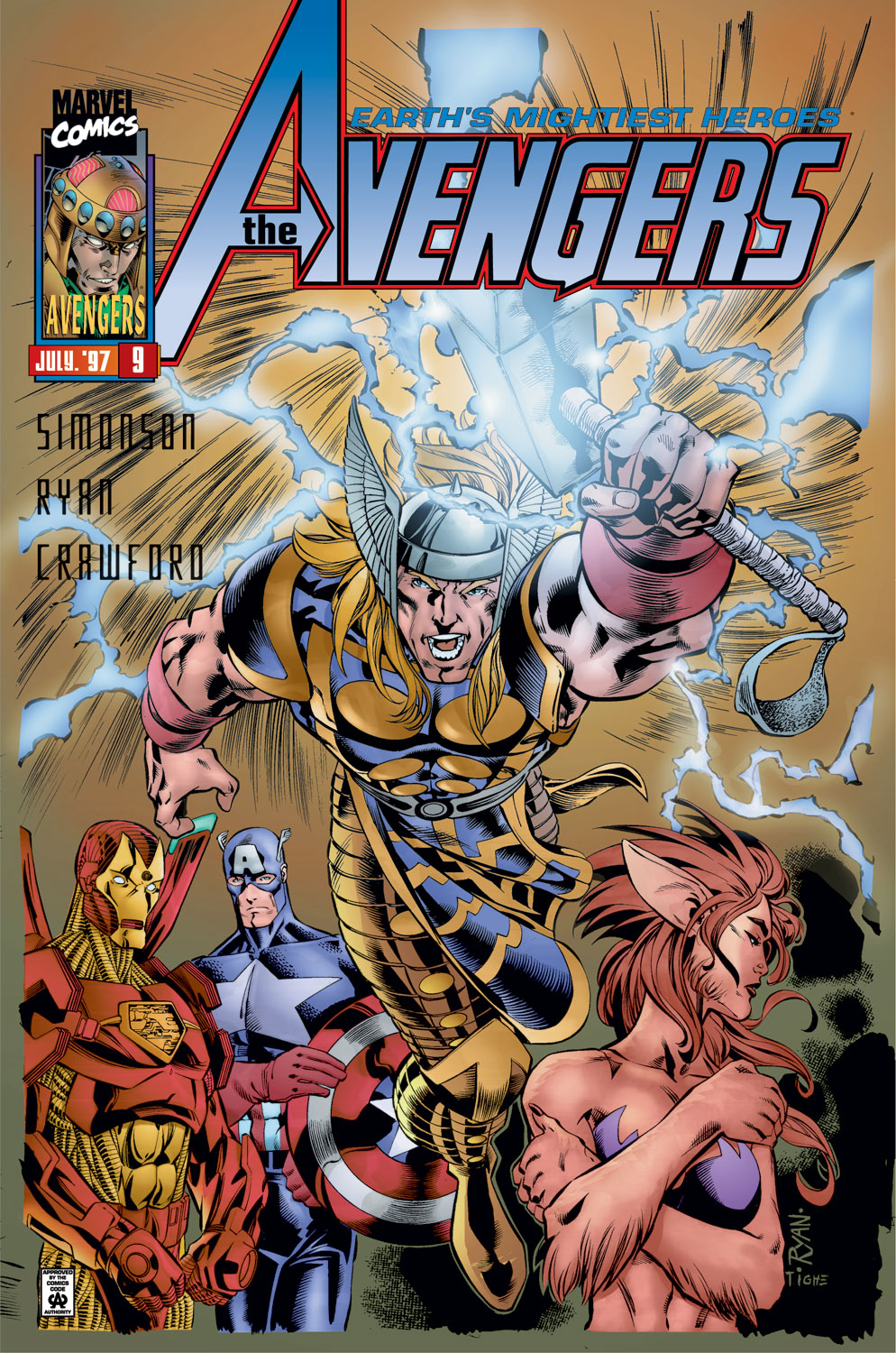 Read online Avengers (1996) comic -  Issue #9 - 1