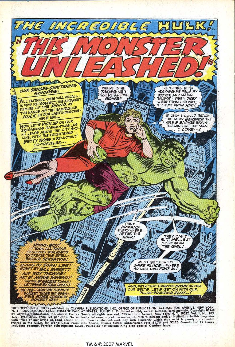 Read online The Incredible Hulk (1968) comic -  Issue #105 - 3
