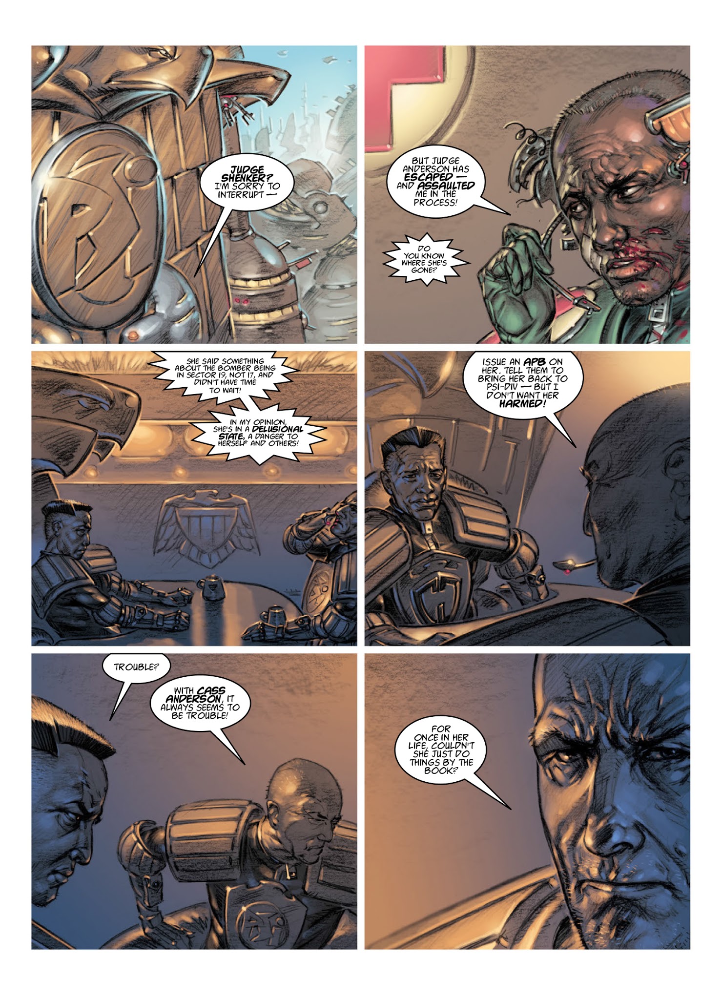Read online Judge Anderson: The Psi Files comic -  Issue # TPB 5 - 220