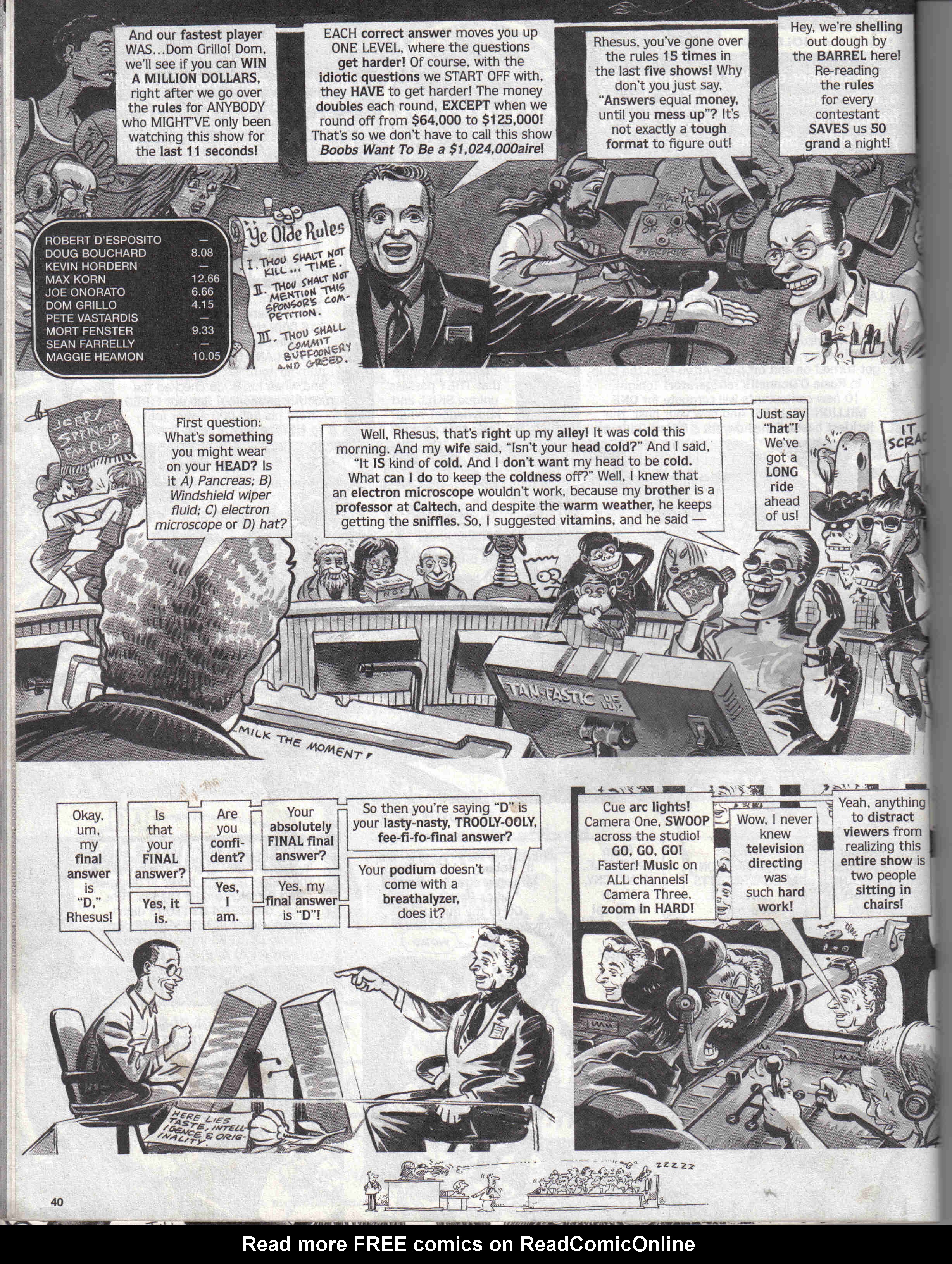 Read online MAD comic -  Issue #392 - 38