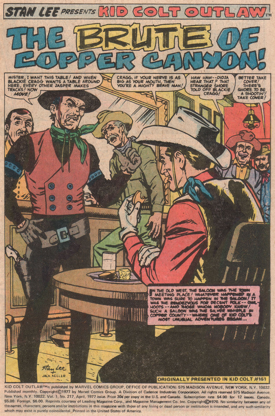 Read online Kid Colt Outlaw comic -  Issue #217 - 3