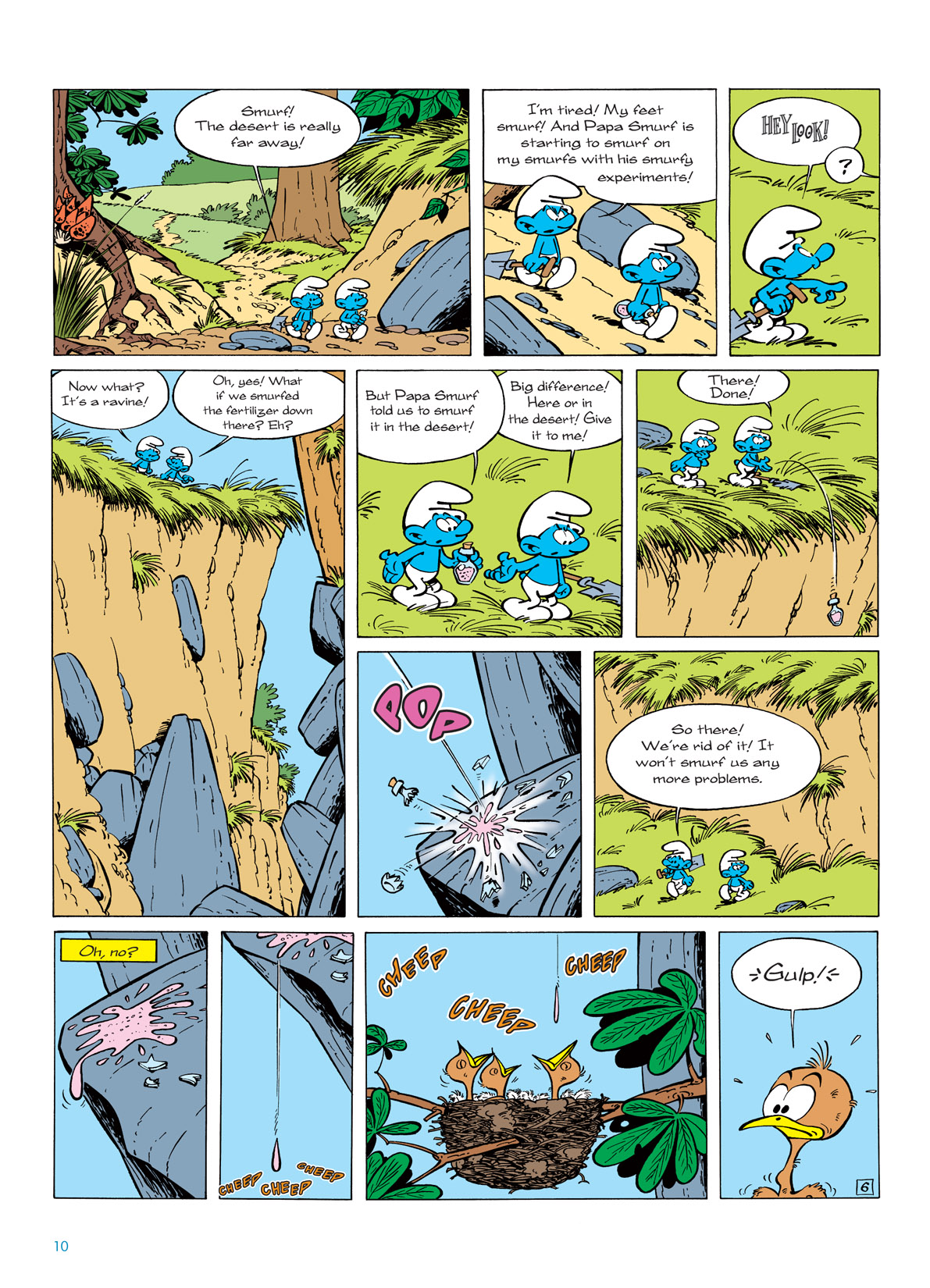 Read online The Smurfs comic -  Issue #6 - 10