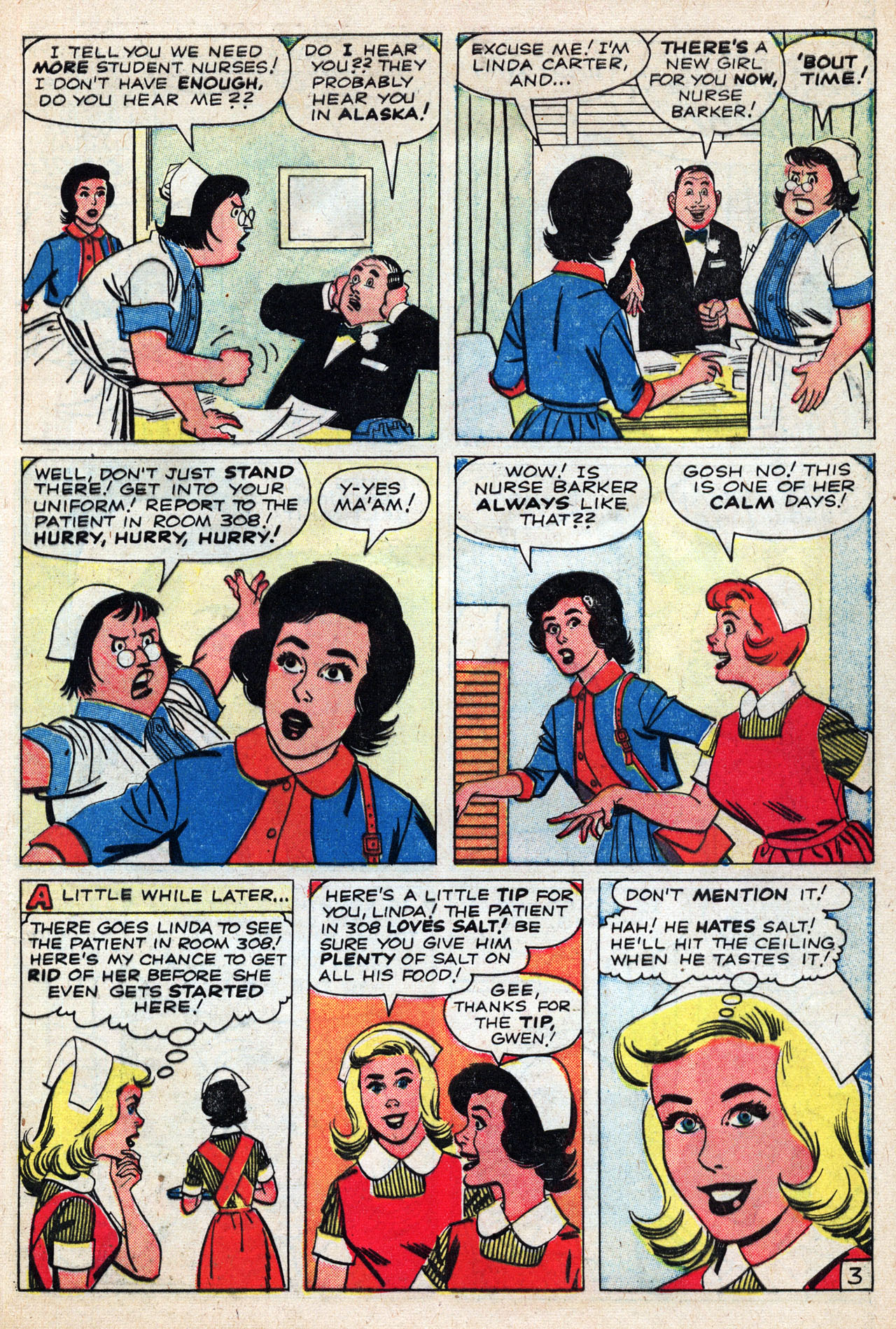 Read online Linda Carter, Student Nurse comic -  Issue #1 - 5