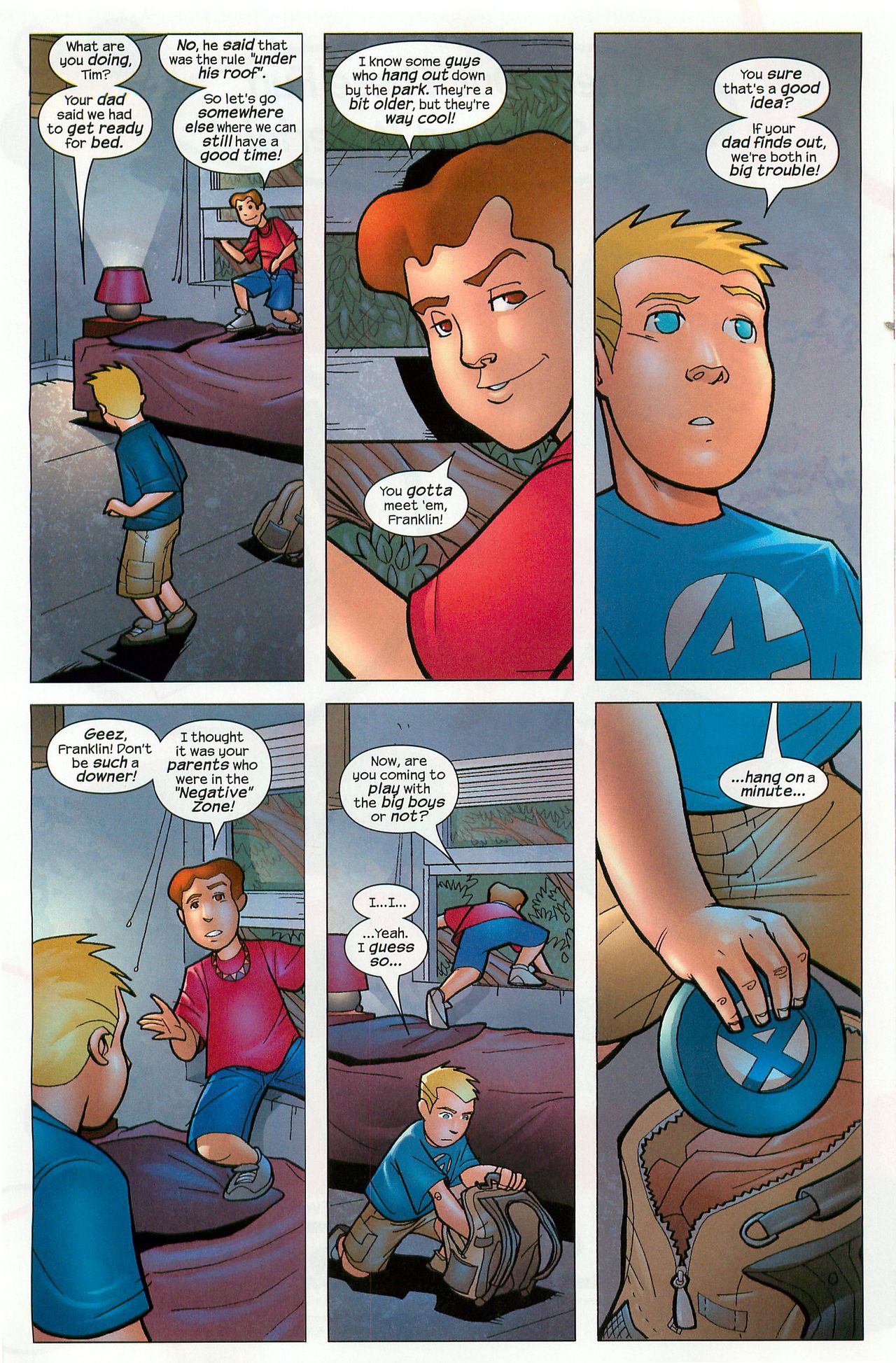 Read online Spider-Man and the Fantastic Four in Hard Choices comic -  Issue # Full - 8