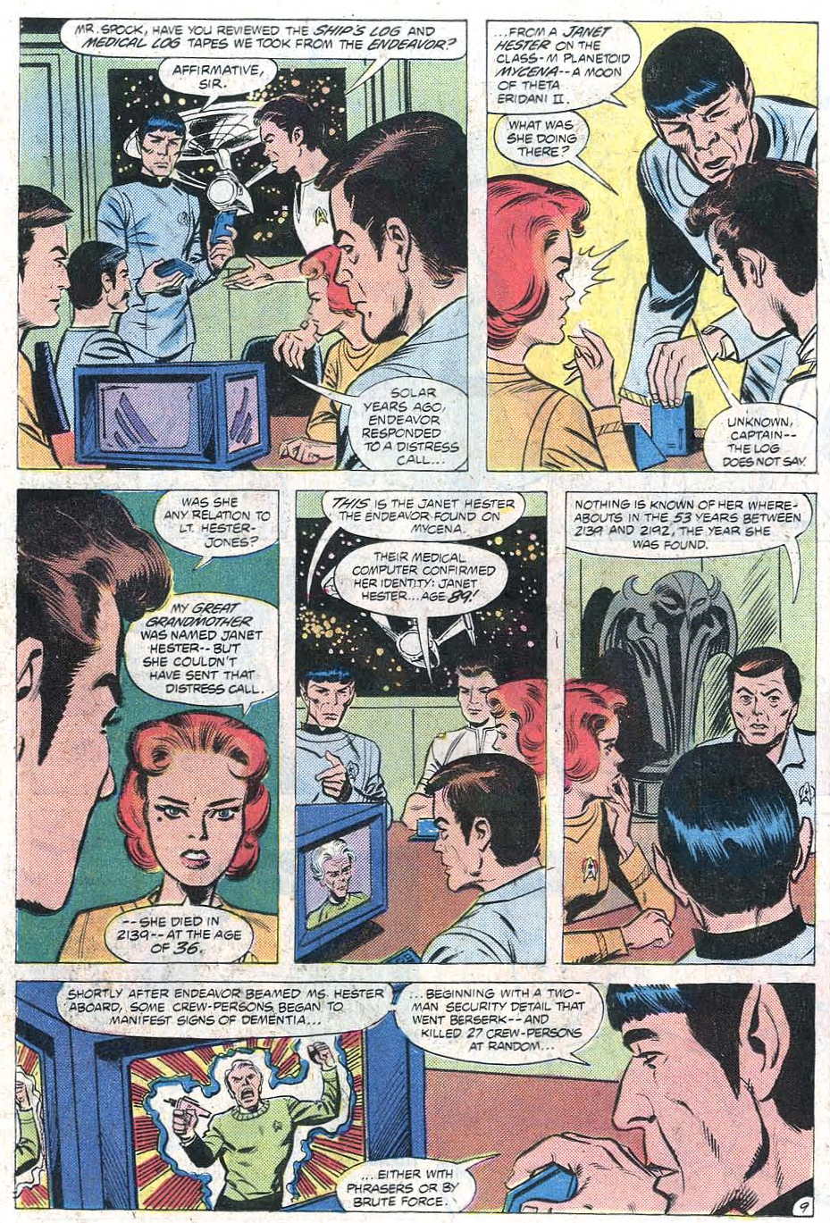 Read online Star Trek (1980) comic -  Issue #9 - 14