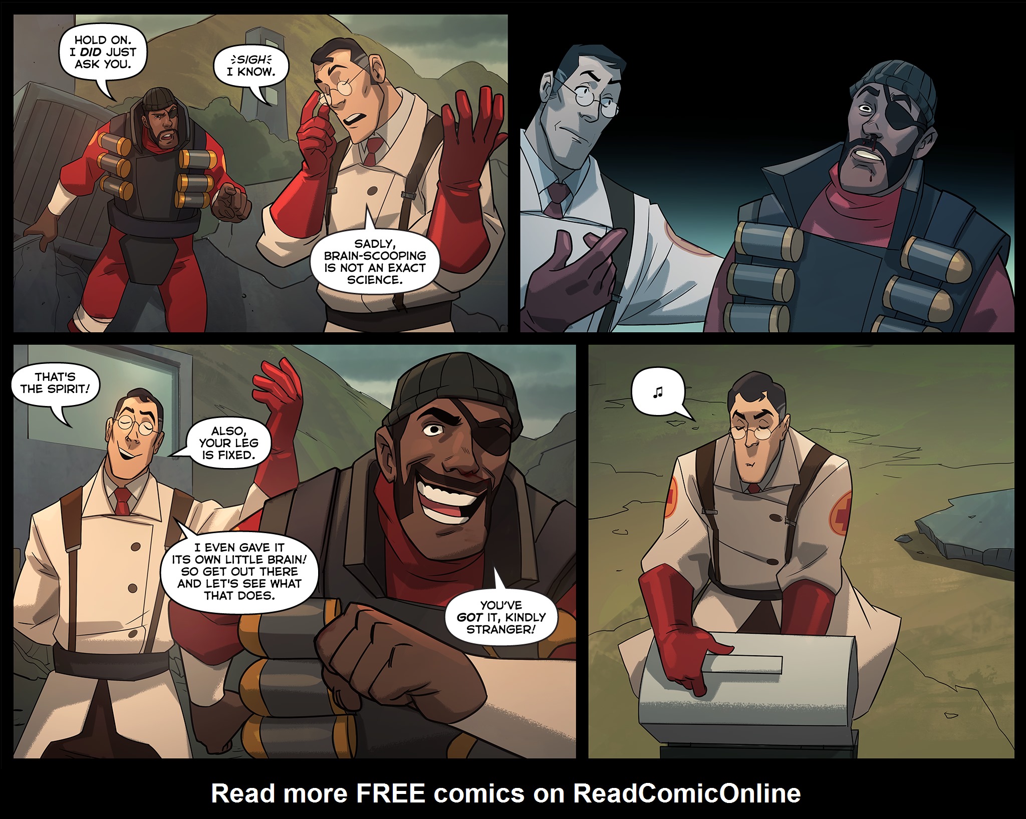 Read online Team Fortress 2 comic -  Issue #6 - 97