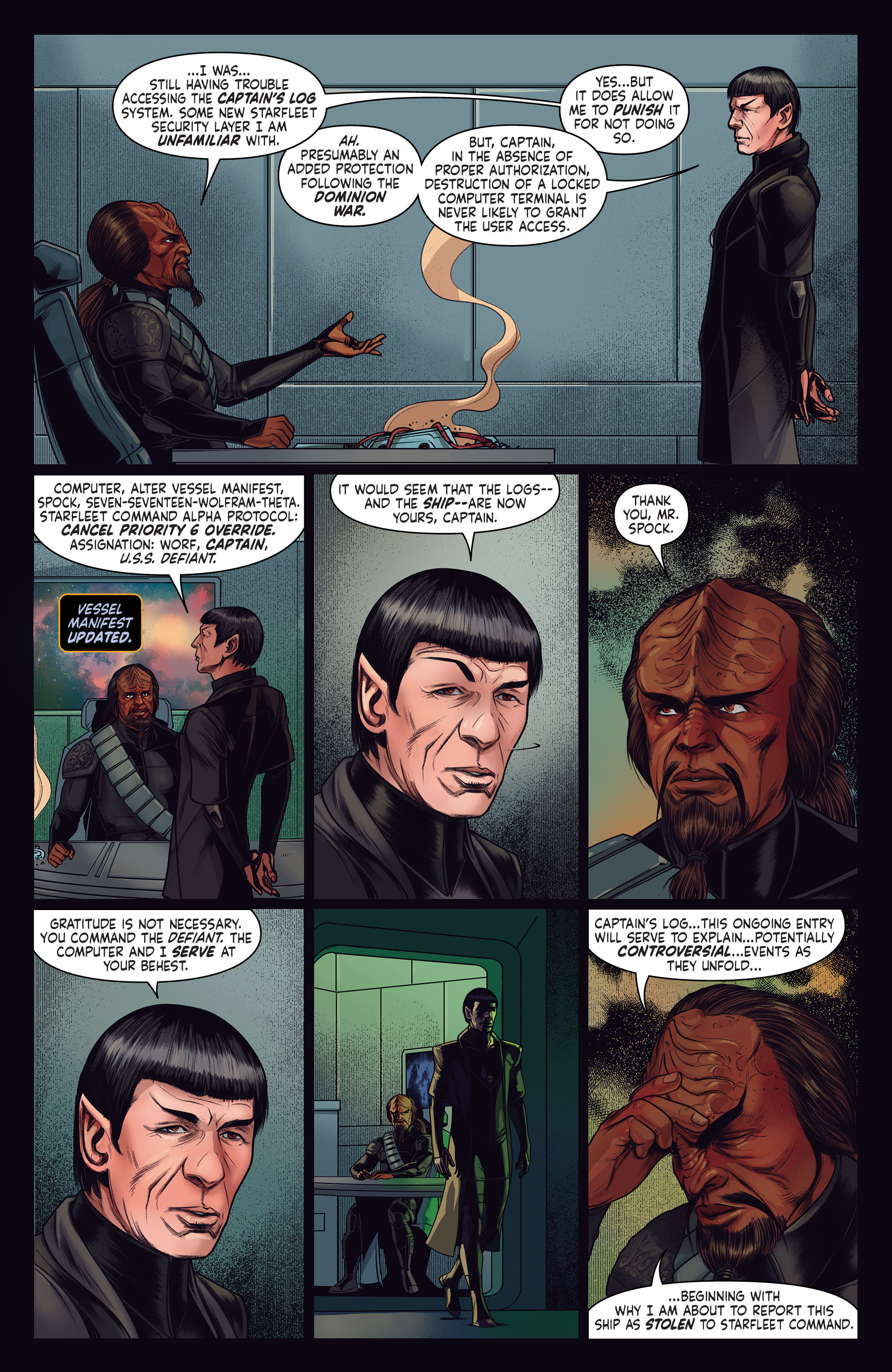 Read online Star Trek: Defiant comic -  Issue #1 - 5