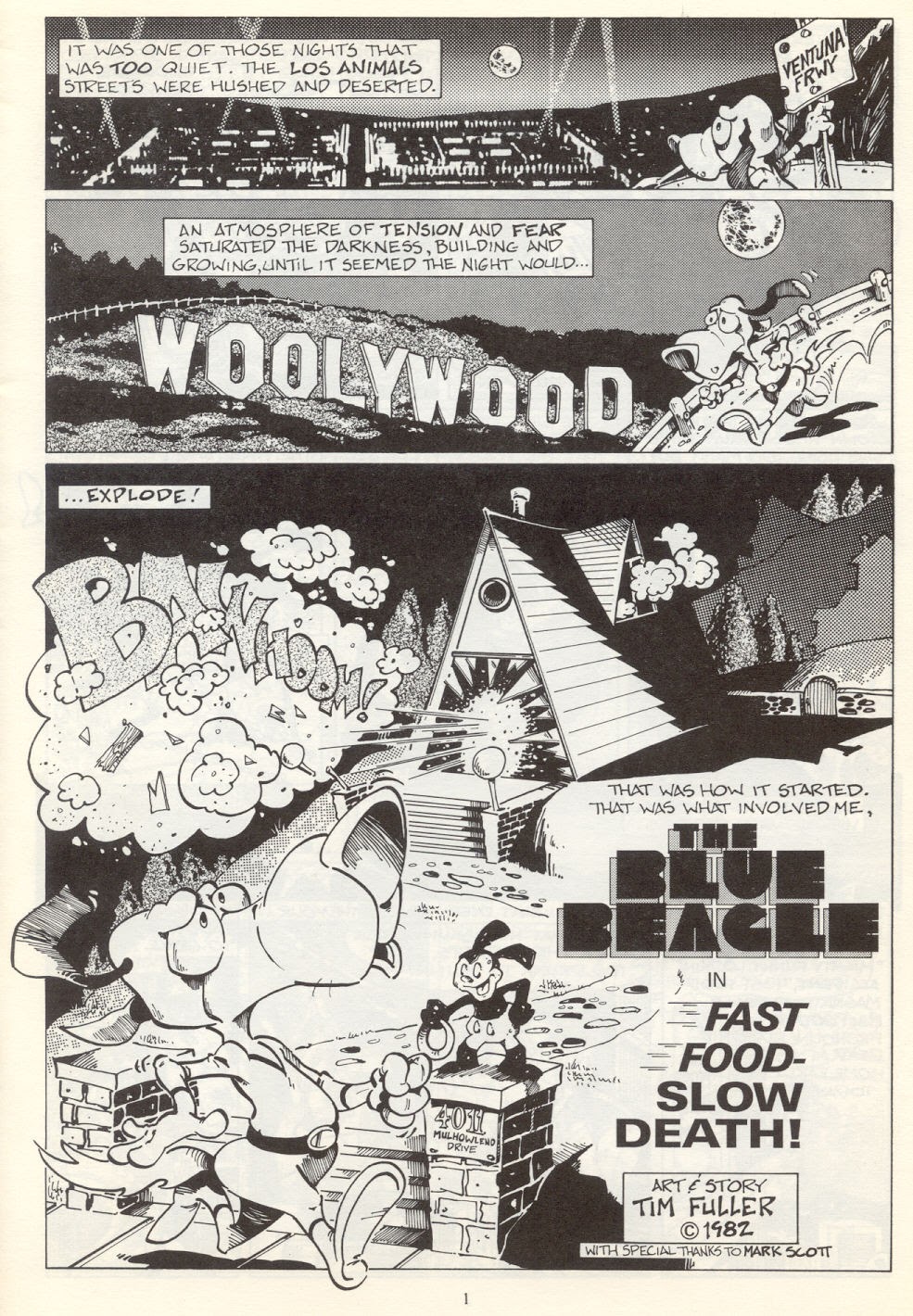 Read online Hardboiled Animal Comics comic -  Issue # Full - 4