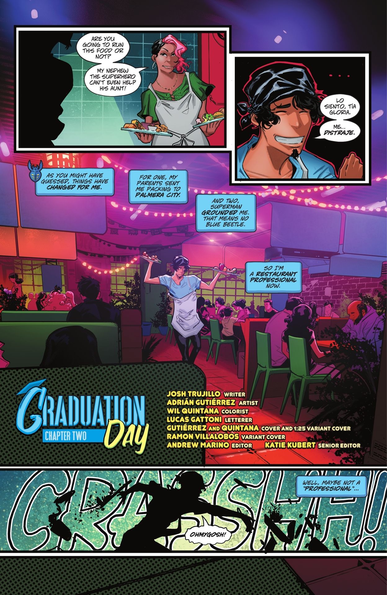 Read online Blue Beetle: Graduation Day comic -  Issue #2 - 4