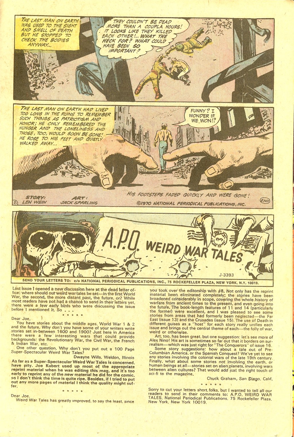 Read online Weird War Tales (1971) comic -  Issue #22 - 13