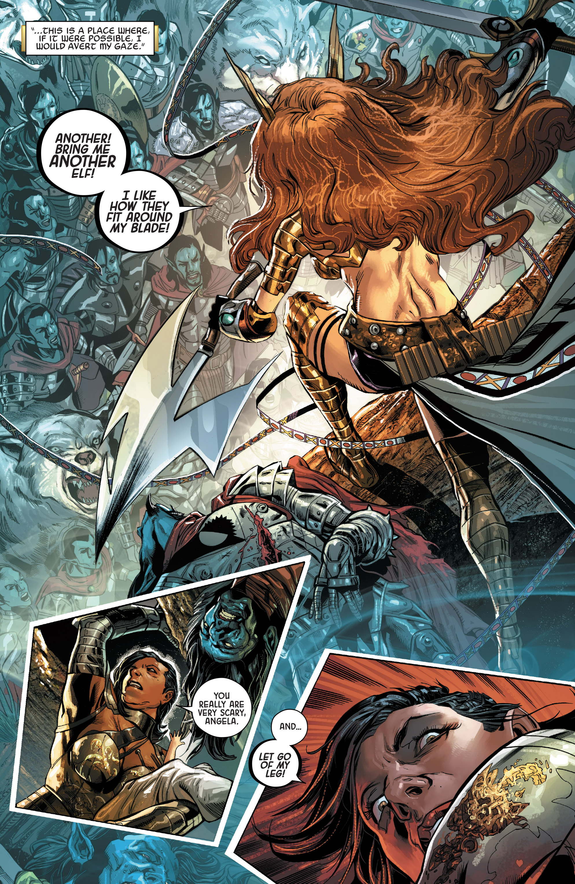 Read online Angela: Asgard's Assassin comic -  Issue #3 - 4