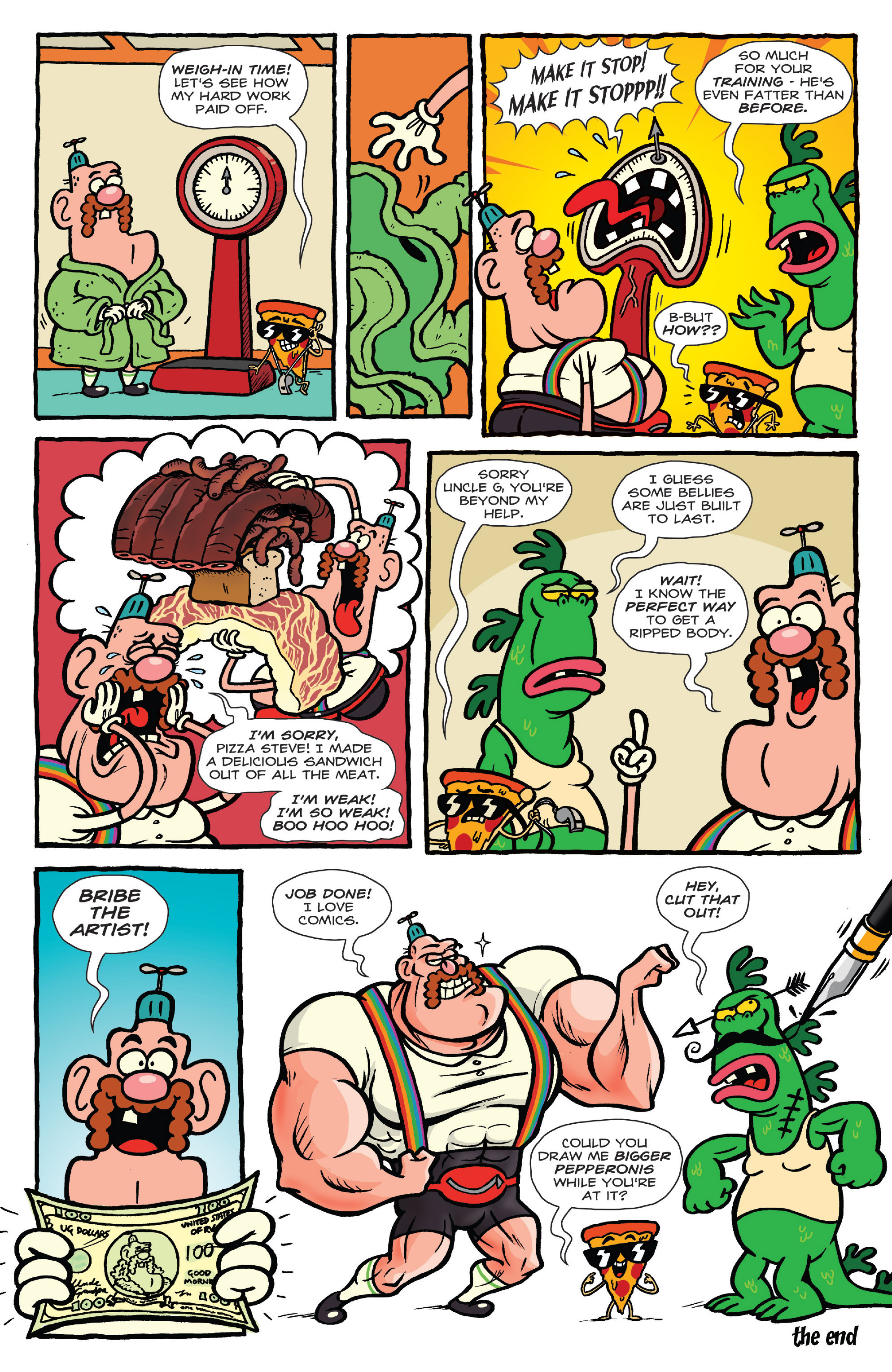 Read online Uncle Grandpa: Pizza Steve Special comic -  Issue # Full - 5