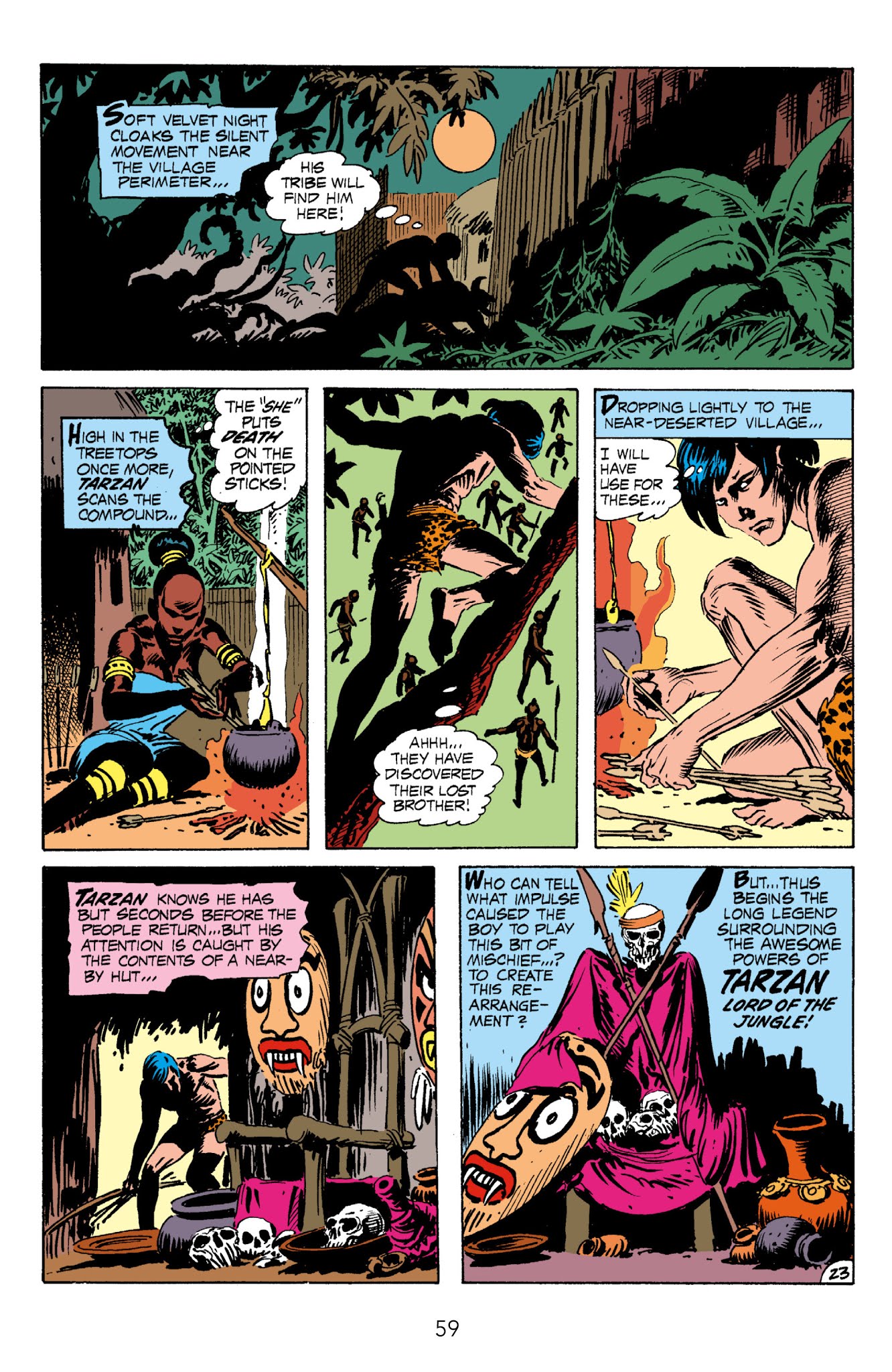 Read online Edgar Rice Burroughs' Tarzan The Joe Kubert Years comic -  Issue # TPB 1 (Part 1) - 60