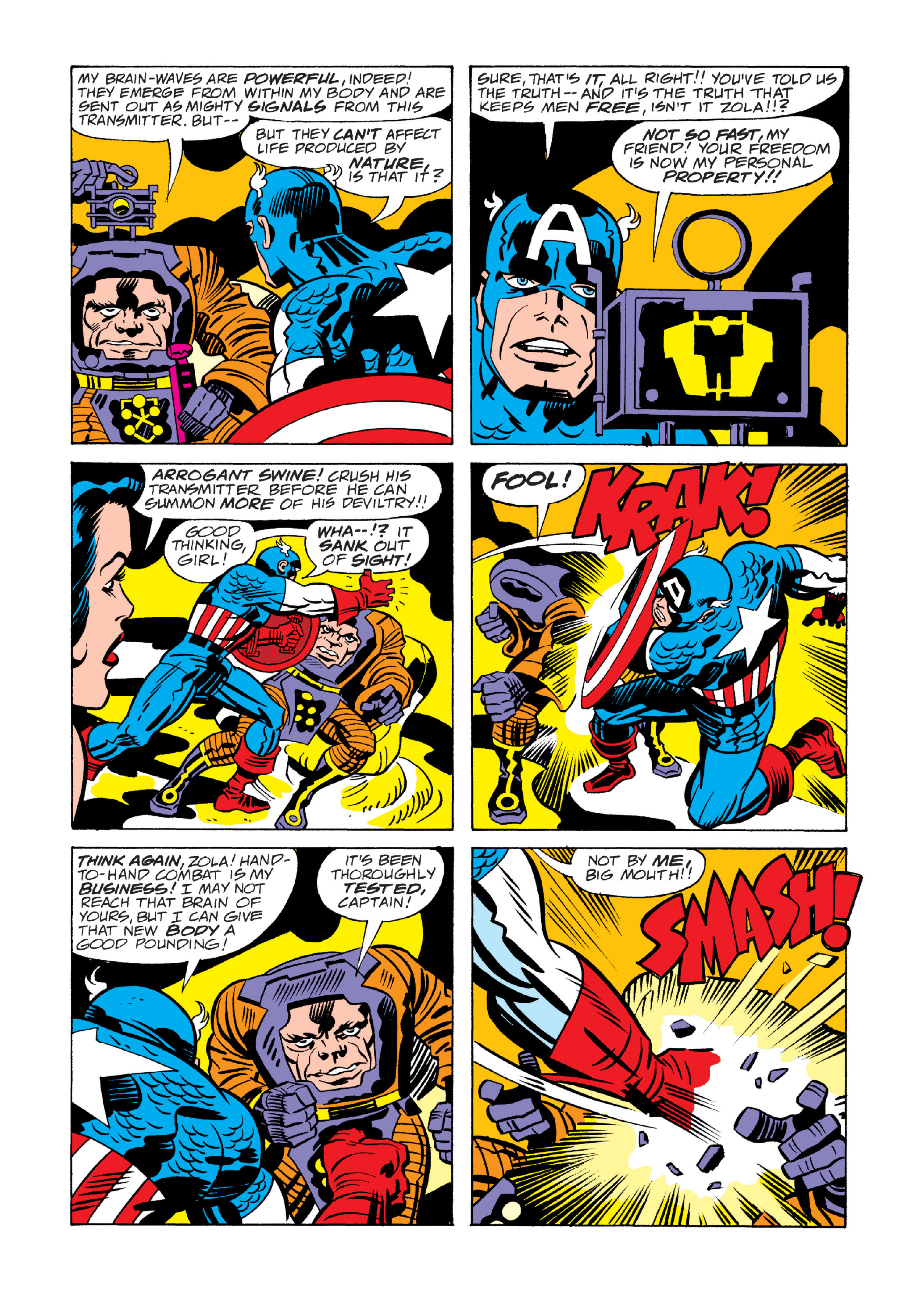 Read online Marvel Masterworks: Captain America comic -  Issue # TPB 11 (Part 2) - 63
