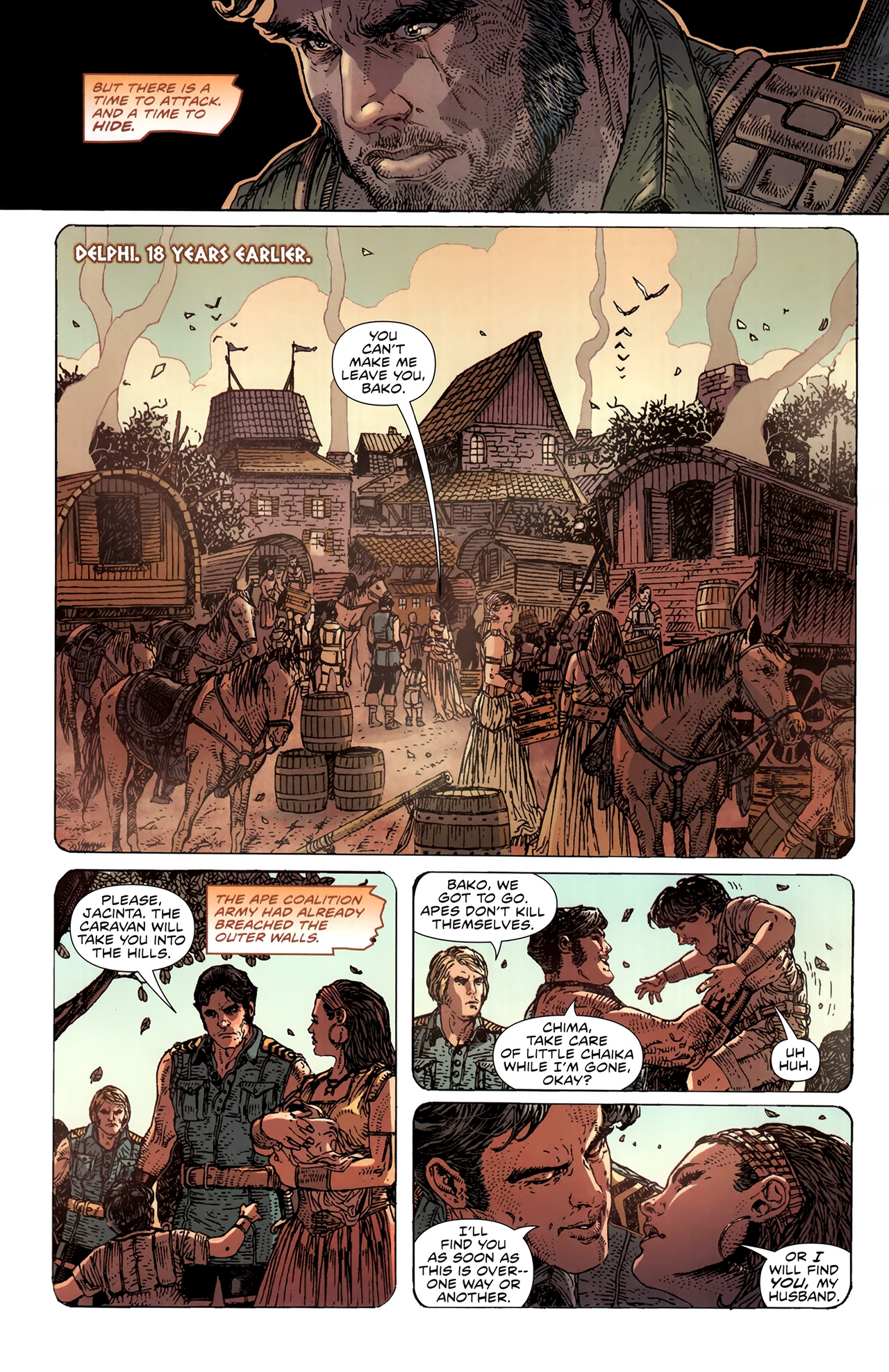 Read online Planet of the Apes (2011) comic -  Issue #6 - 9