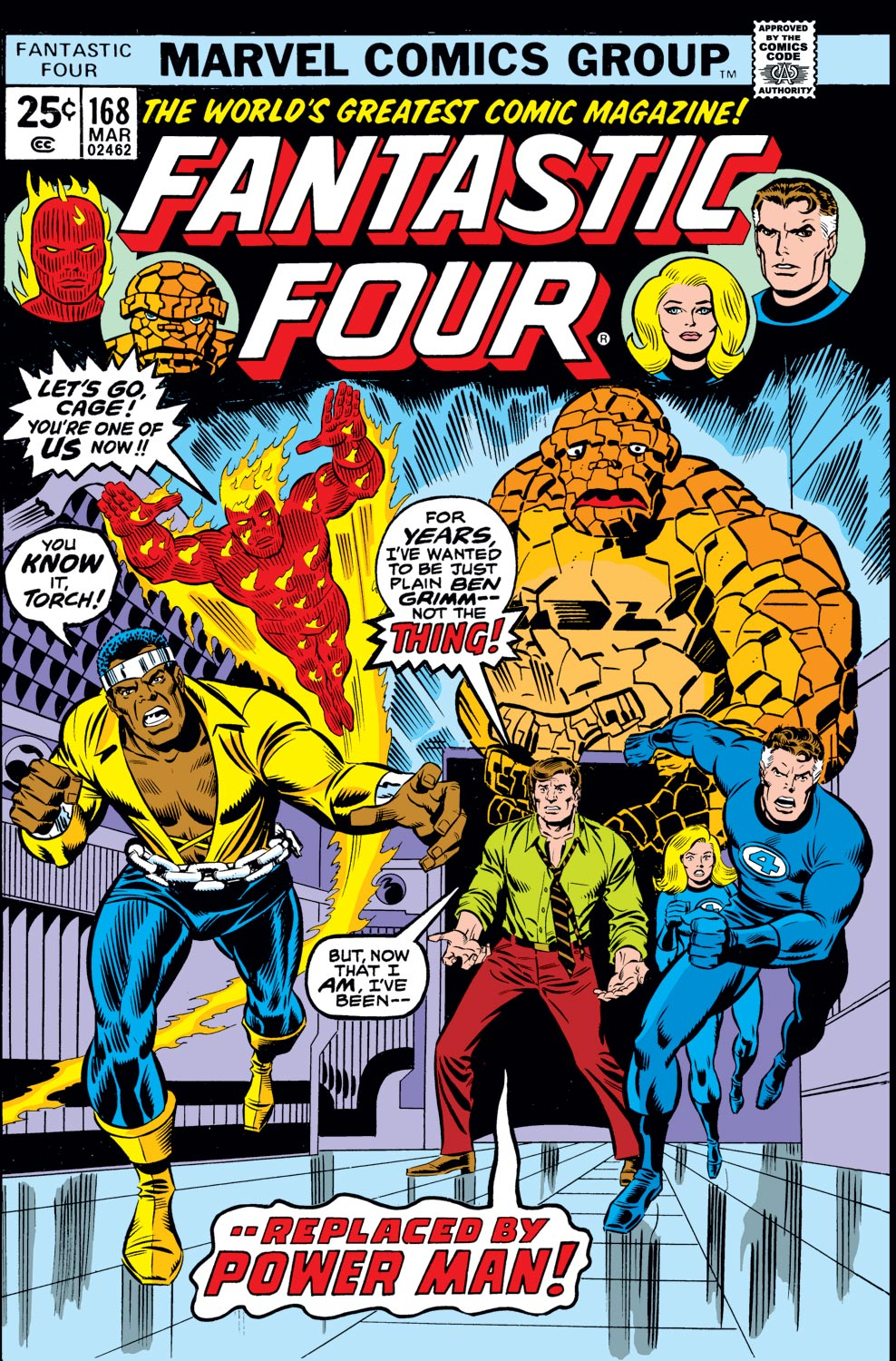 Read online Fantastic Four (1961) comic -  Issue #168 - 1