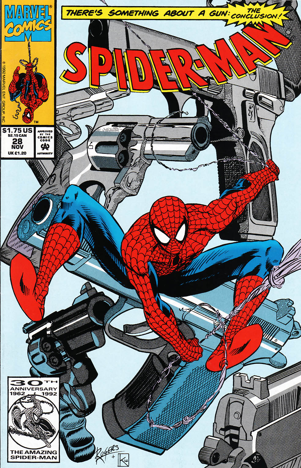 Read online Spider-Man (1990) comic -  Issue #28 - There's Something About A Gun Part 2 - 1