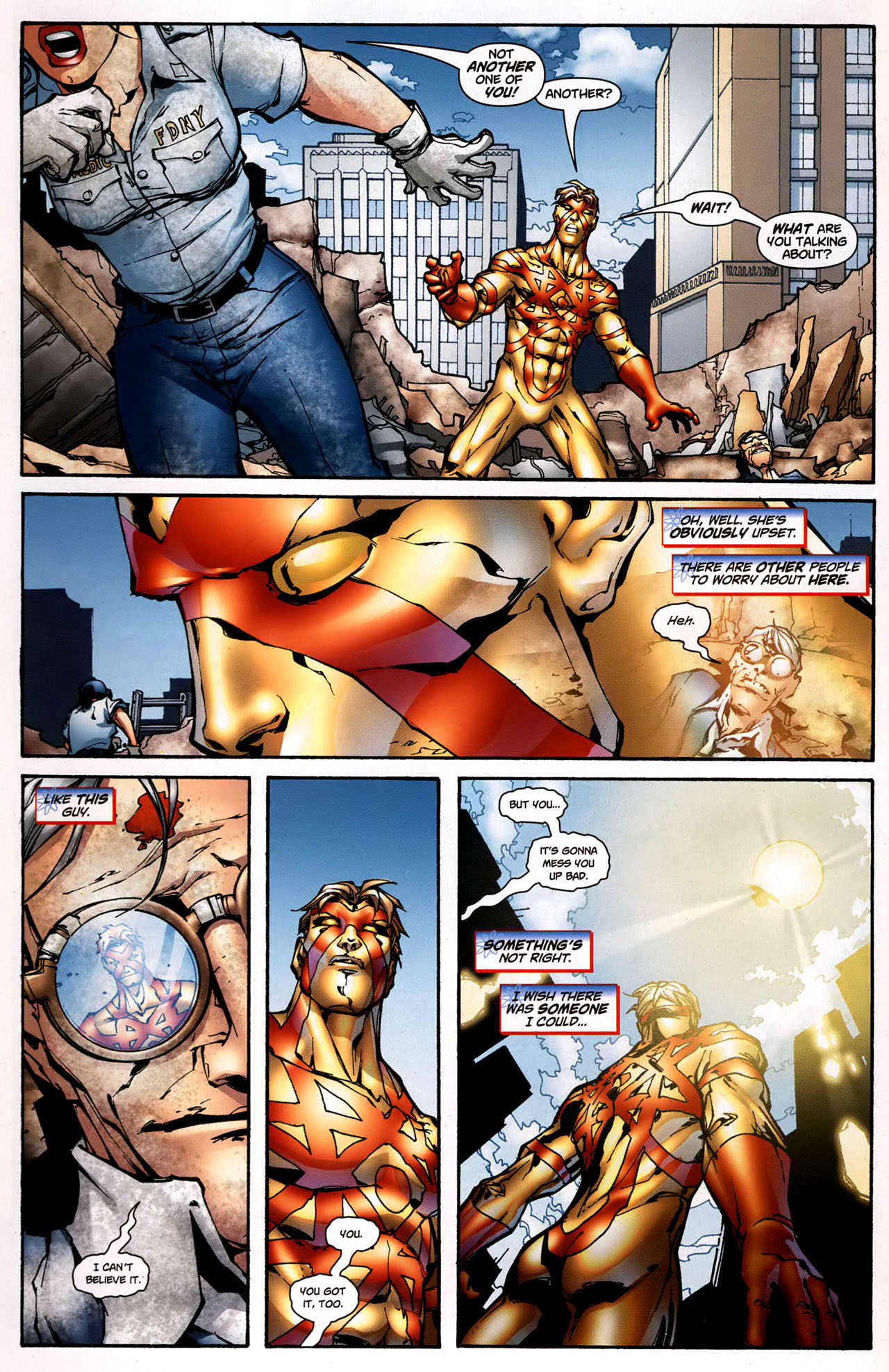 Read online Captain Atom: Armageddon comic -  Issue #1 - 16