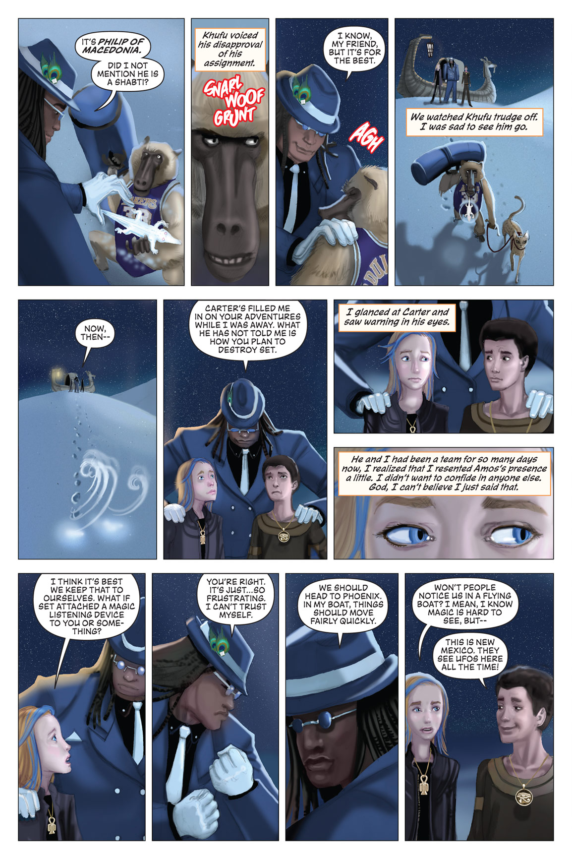 Read online The Kane Chronicles comic -  Issue # TPB 1 - 140