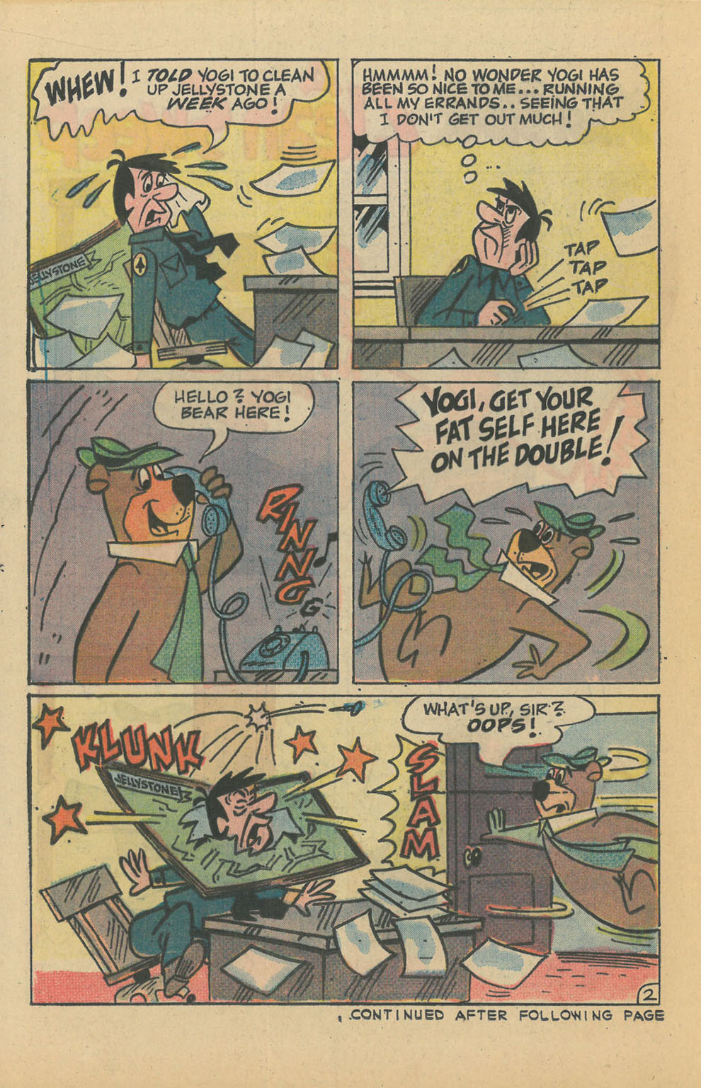 Read online Yogi Bear (1970) comic -  Issue #20 - 16
