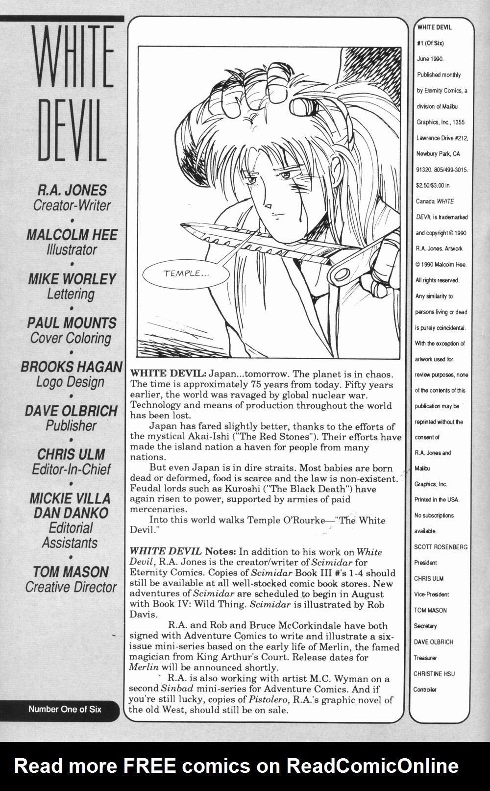 Read online White Devil comic -  Issue #1 - 2