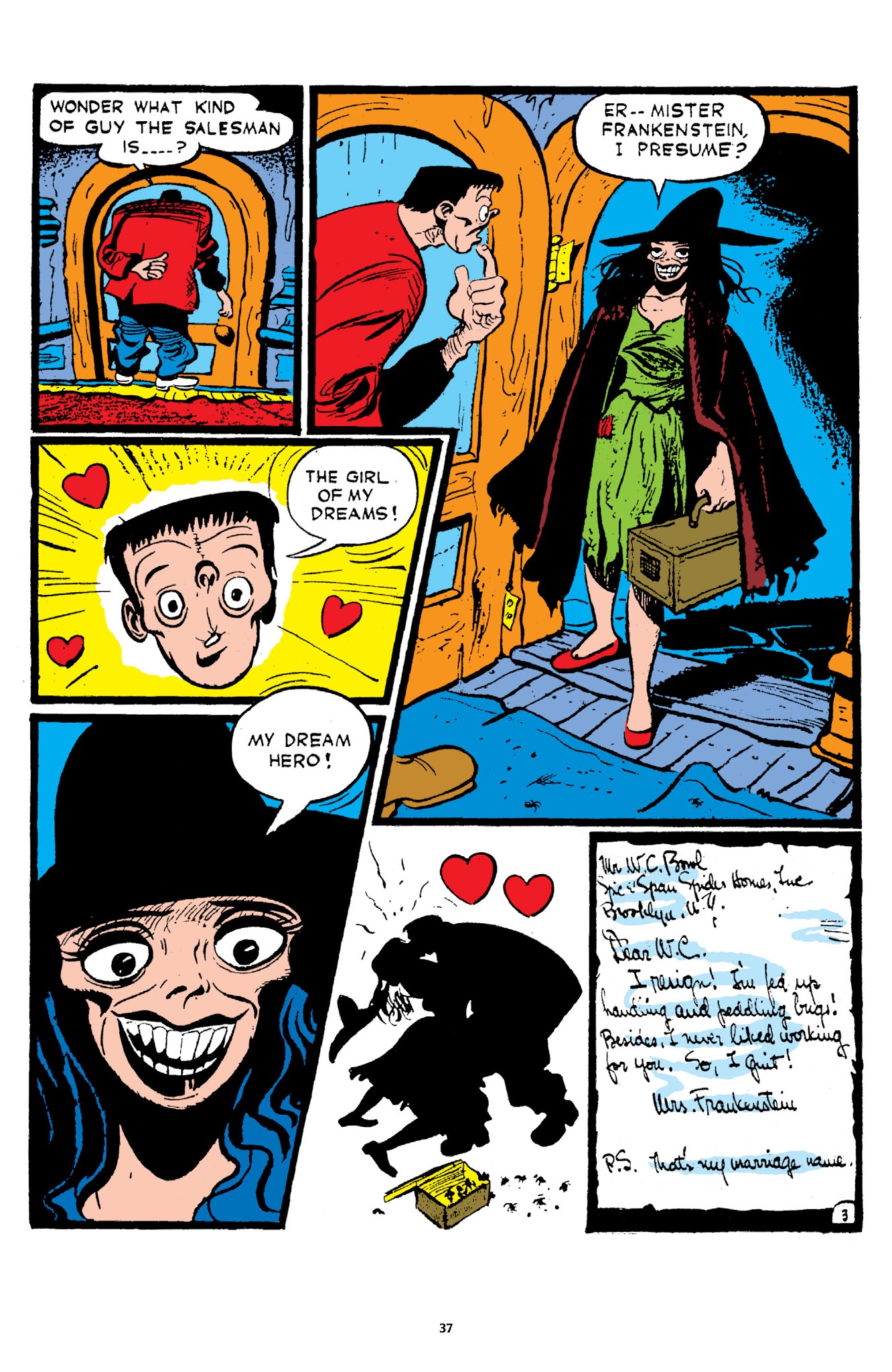 Read online Frankenstein: The Mad Science of Dick Briefer comic -  Issue # TPB - 38