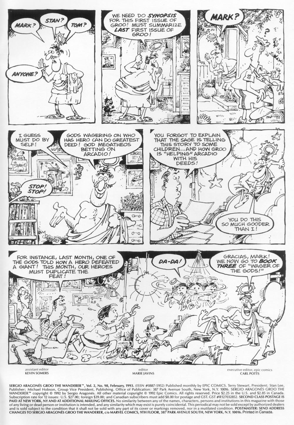 Read online Sergio Aragonés Groo the Wanderer comic -  Issue #98 - 2