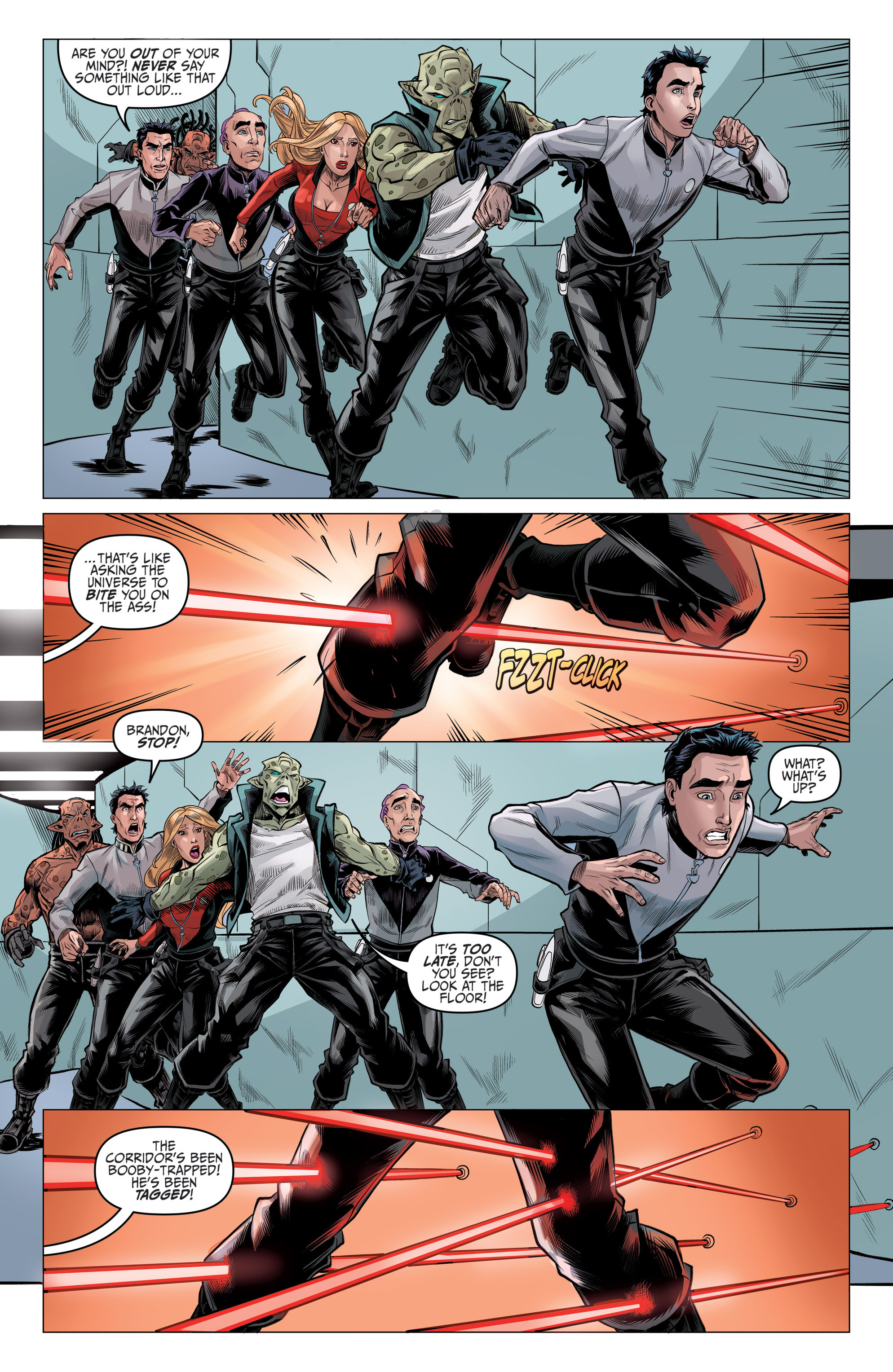 Read online Galaxy Quest: The Journey Continues comic -  Issue #4 - 16