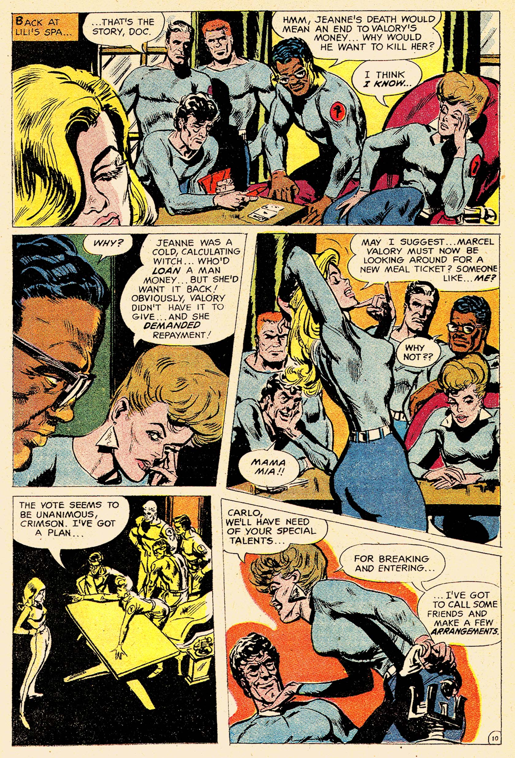 Read online Secret Six (1968) comic -  Issue #6 - 16