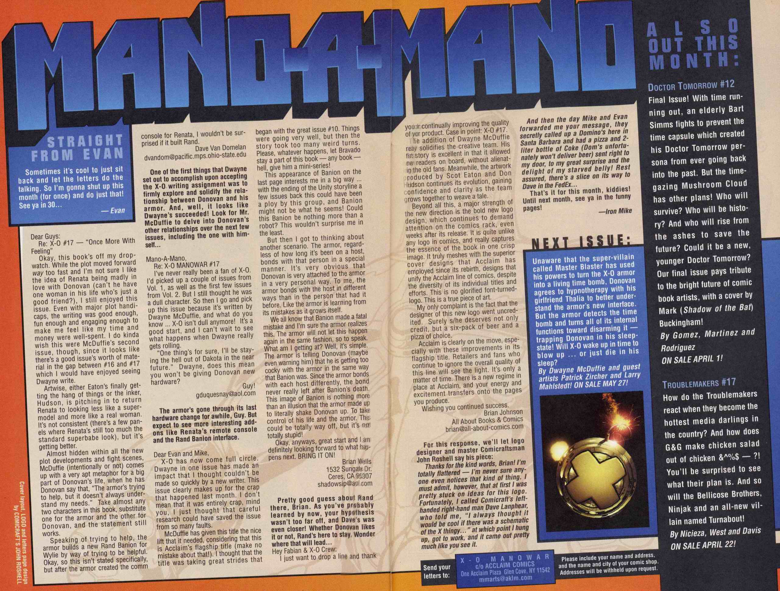 Read online X-O Manowar (1996) comic -  Issue #19 - 24