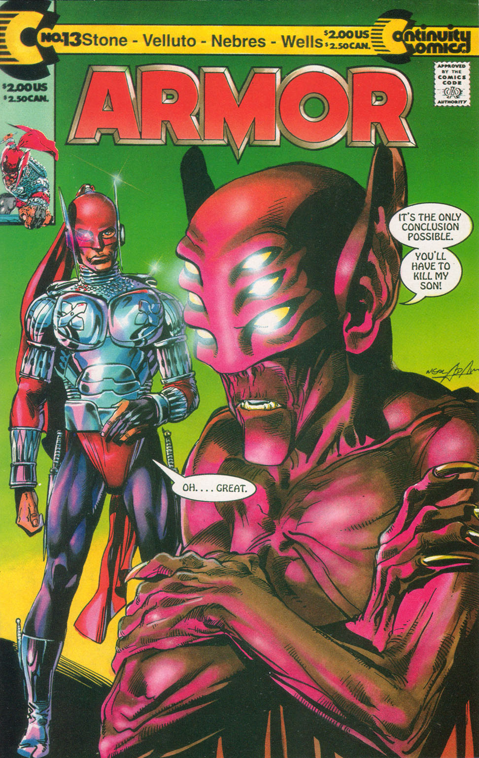 Read online Armor comic -  Issue #13 - 1