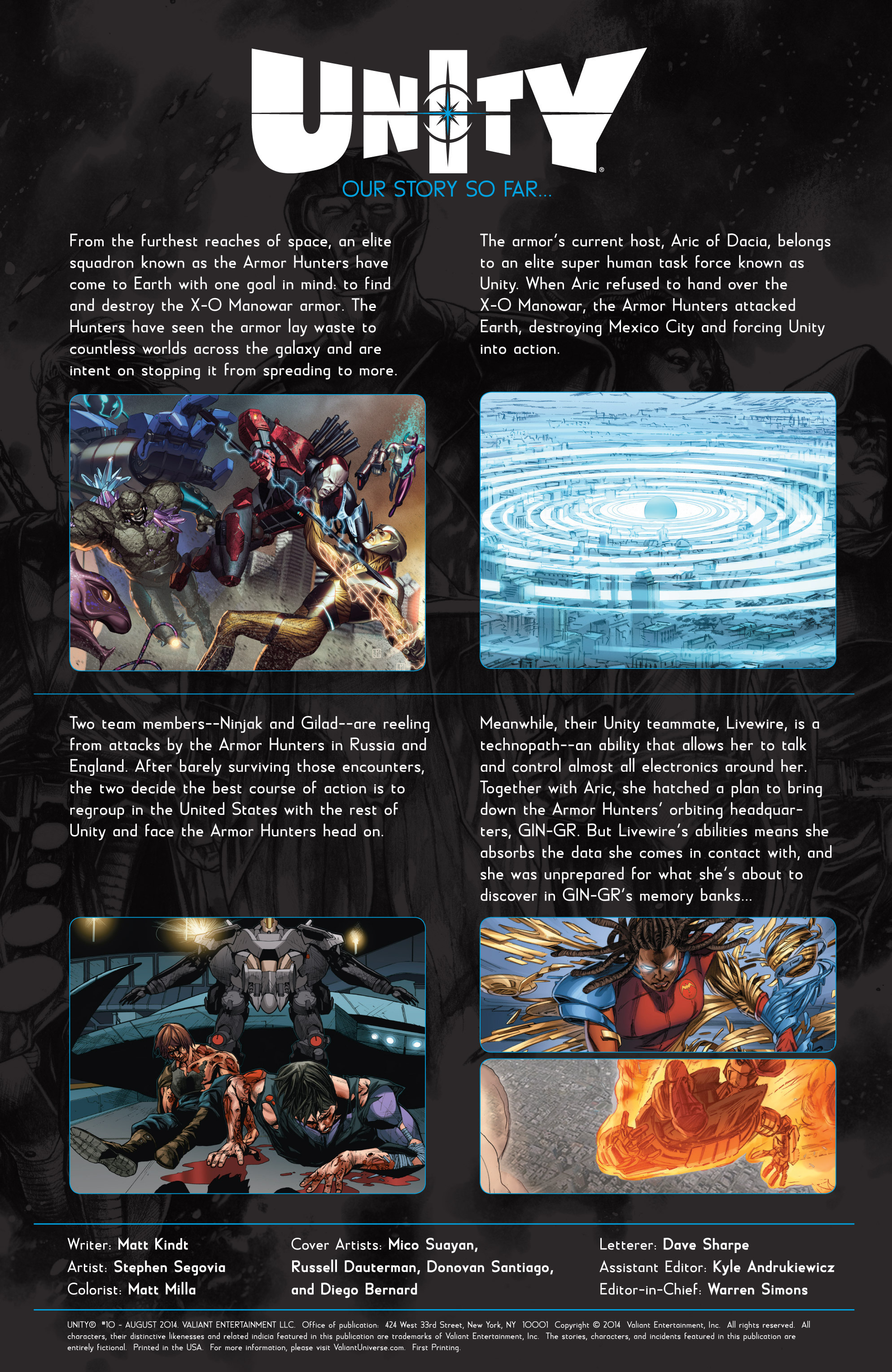Read online Unity (2013) comic -  Issue #10 - 2