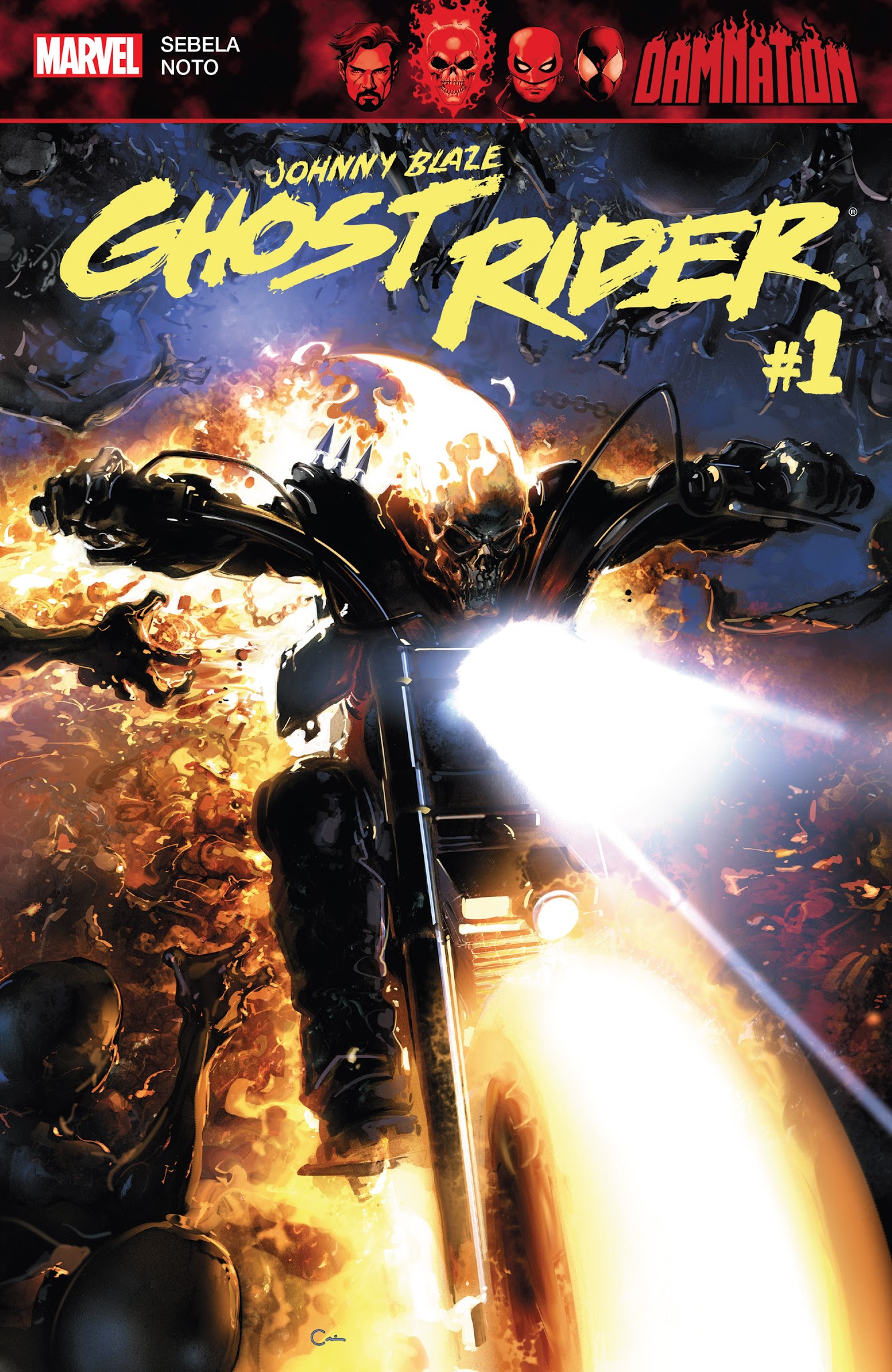 Read online Damnation: Johnny Blaze - Ghost Rider comic -  Issue # Full - 1