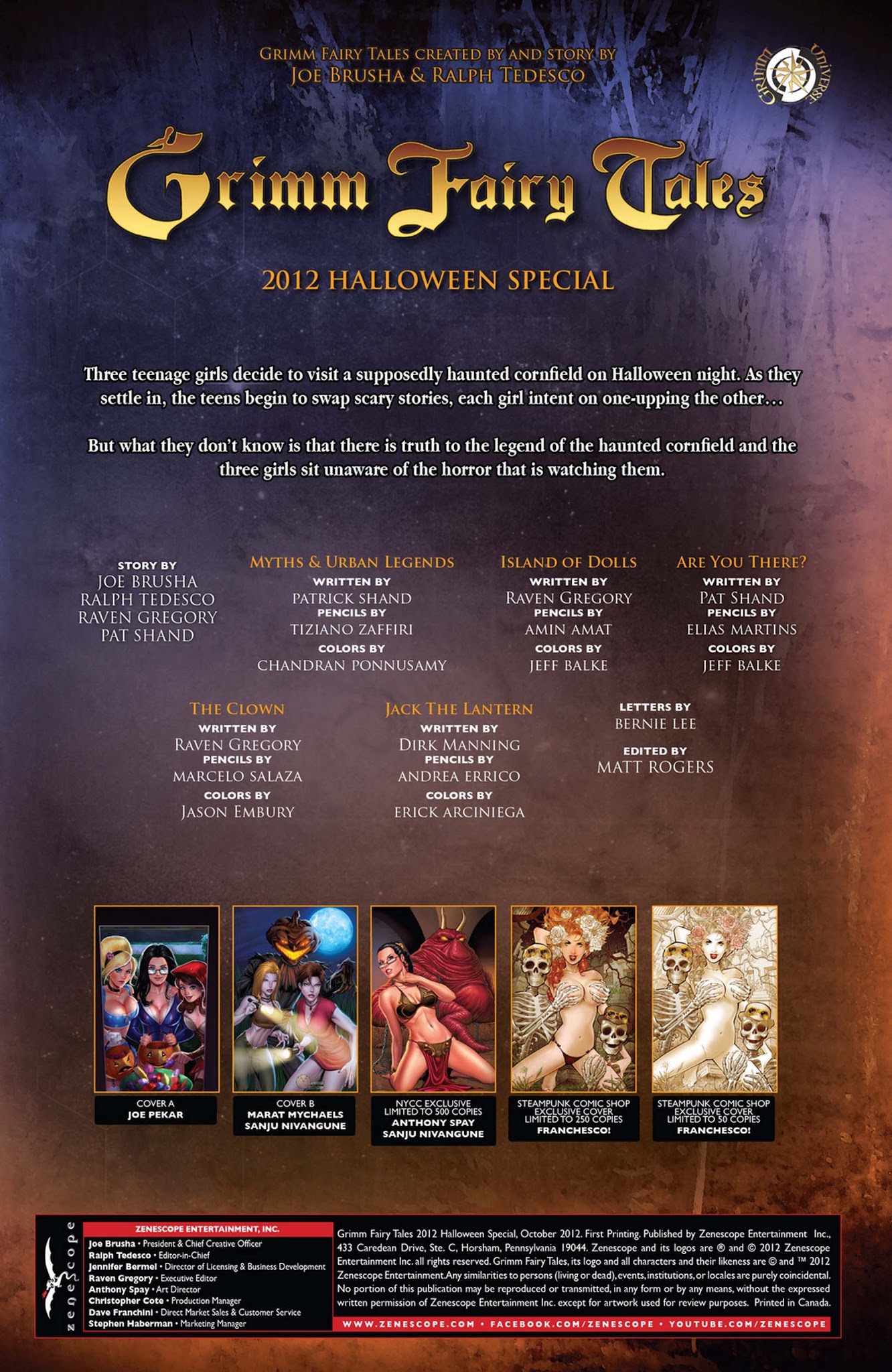 Read online Grimm Fairy Tales: Halloween Special comic -  Issue #4 - 3