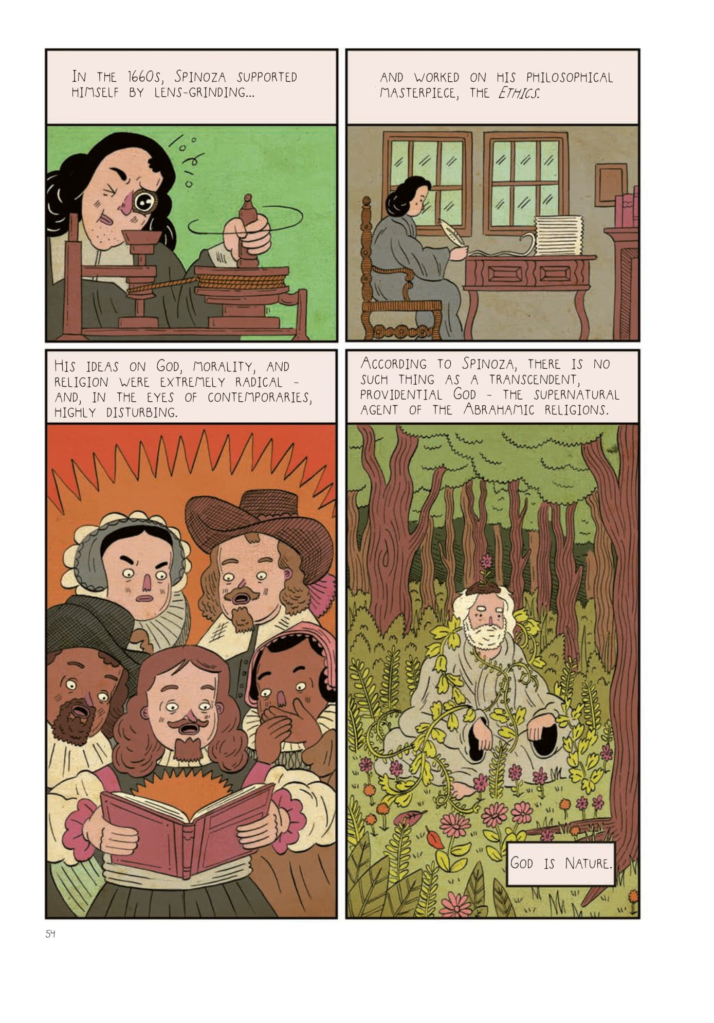 Read online Heretics!: The Wondrous (and Dangerous) Beginnings of Modern Philosophy comic -  Issue # TPB (Part 1) - 55