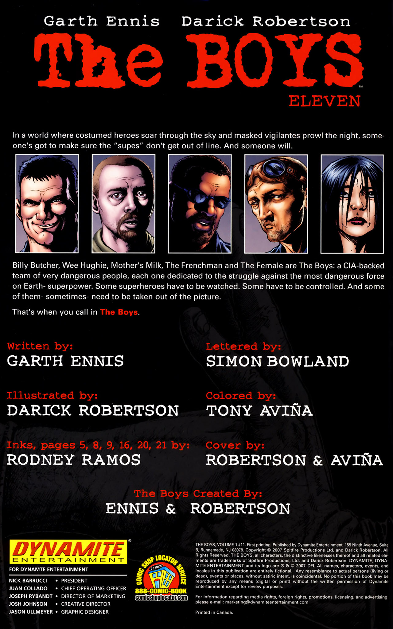 Read online The Boys comic -  Issue #11 - 2