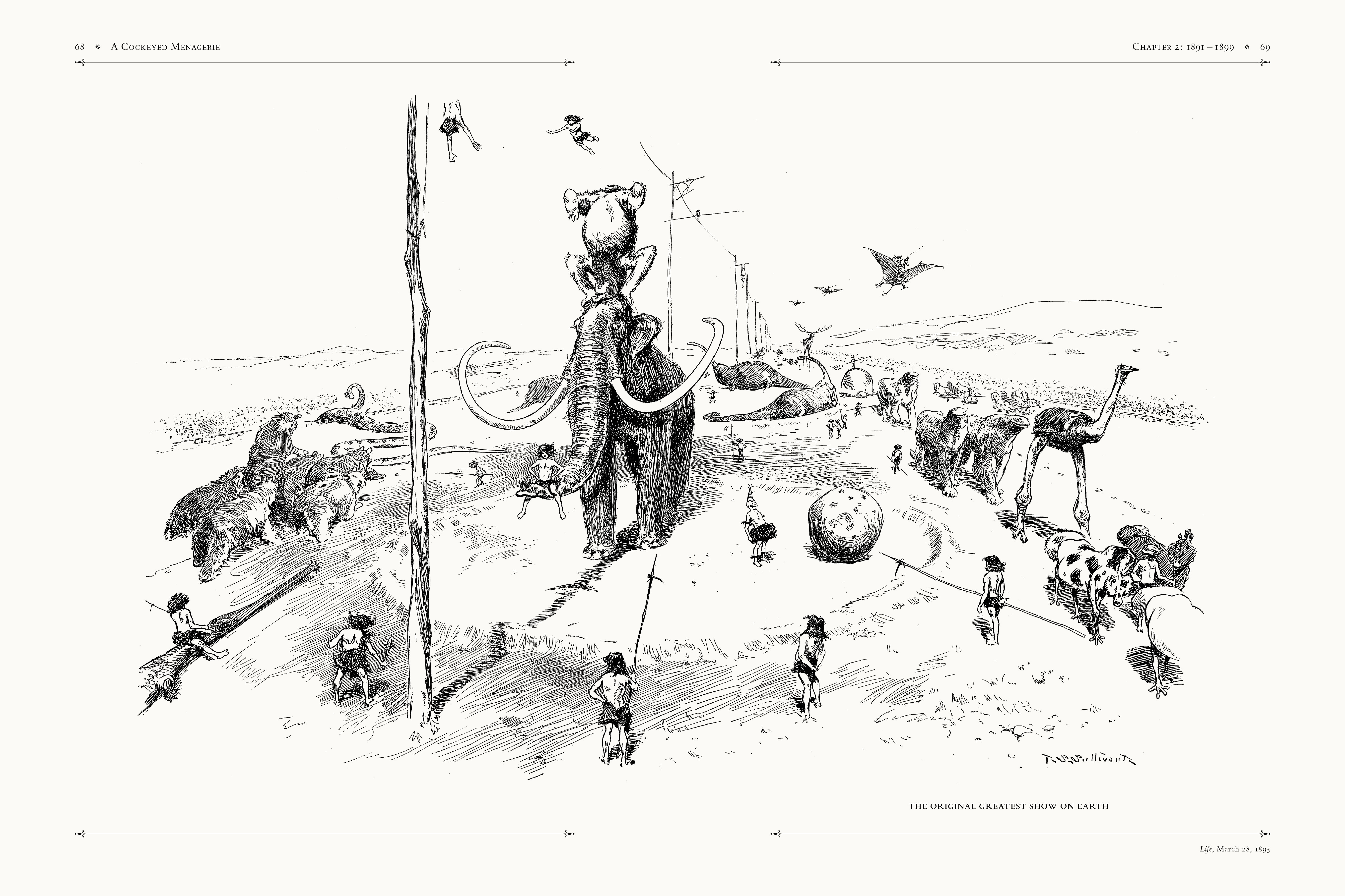 Read online A Cockeyed Menagerie: The Drawings of T.S. Sullivant comic -  Issue # TPB (Part 1) - 87